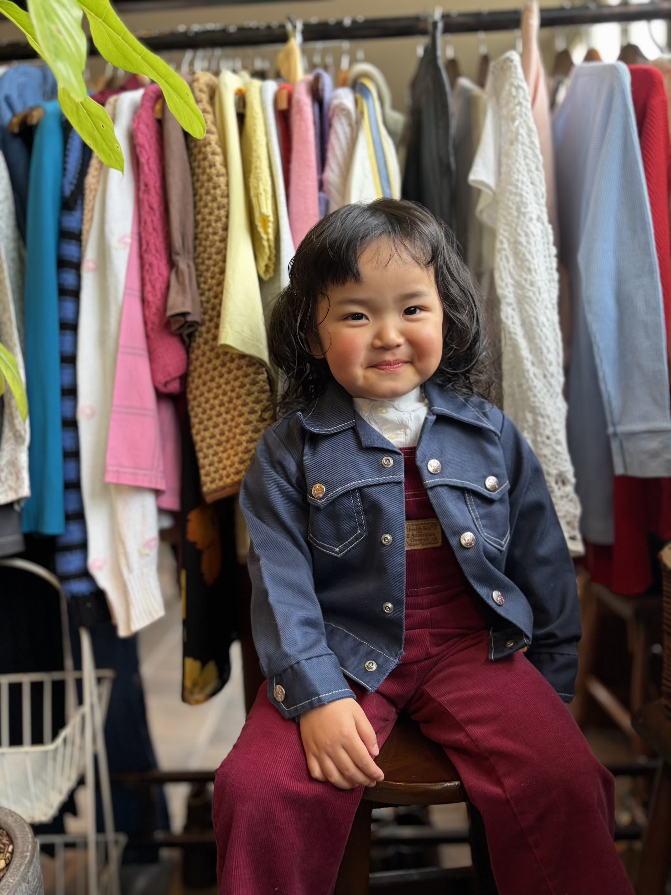 【kids】USA vintage denim jacket 3