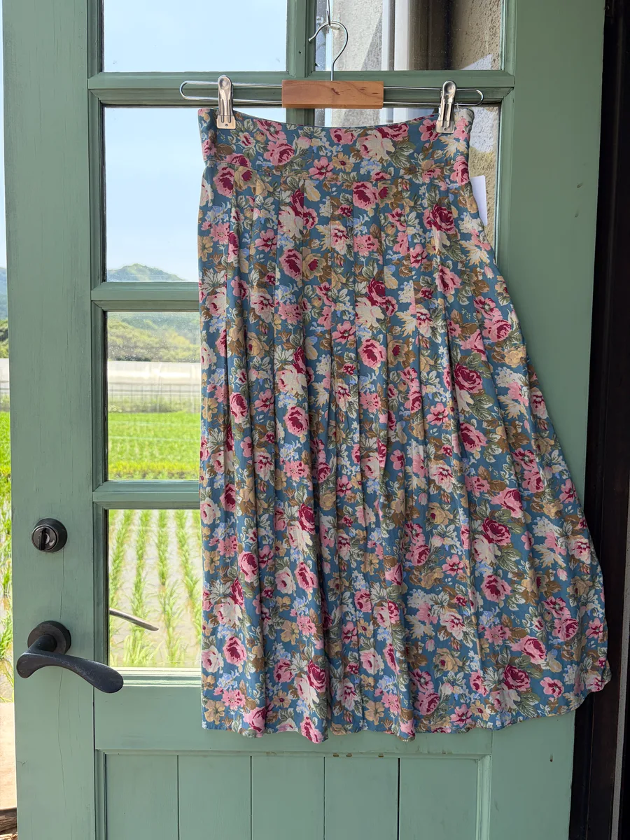 "SEZANE" floral design skirt 5