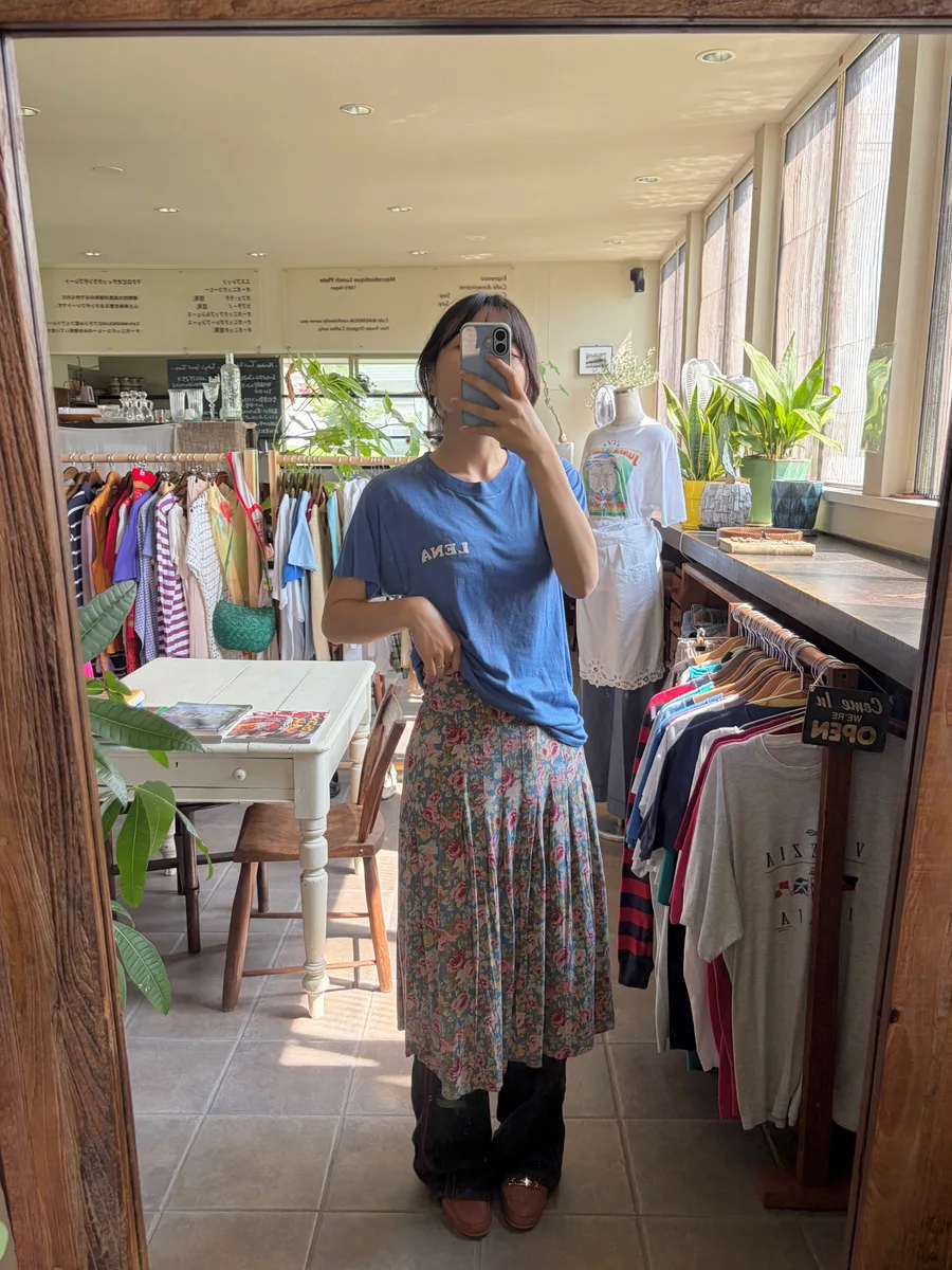 "SEZANE" floral design skirt 7