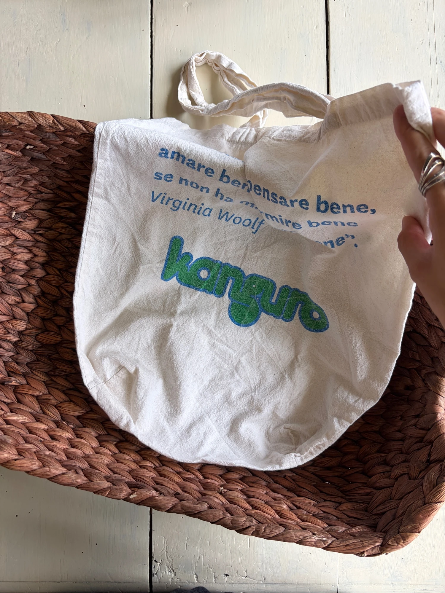 Virginia Wolf tote bag