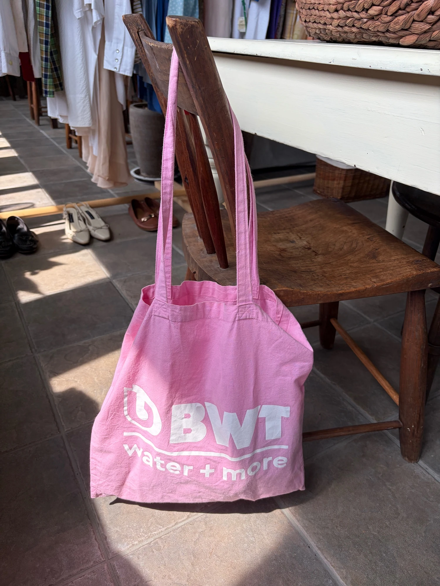 pink tote bag 2