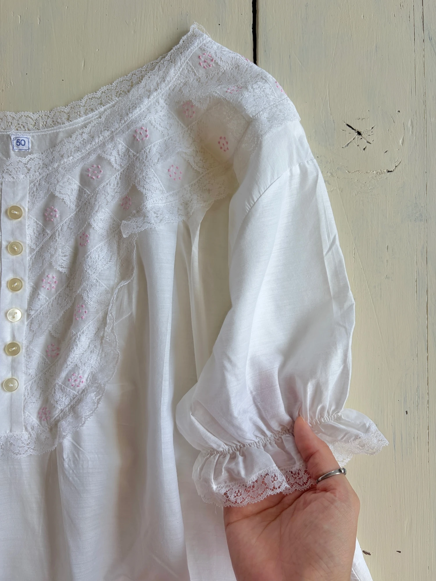 vintage half sleeve cotton dress 7