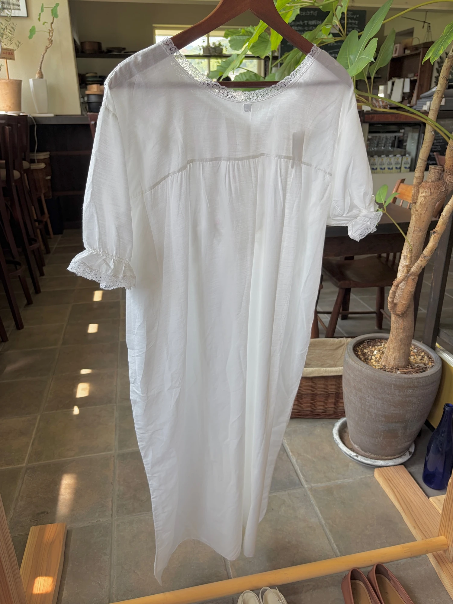 vintage half sleeve cotton dress 9