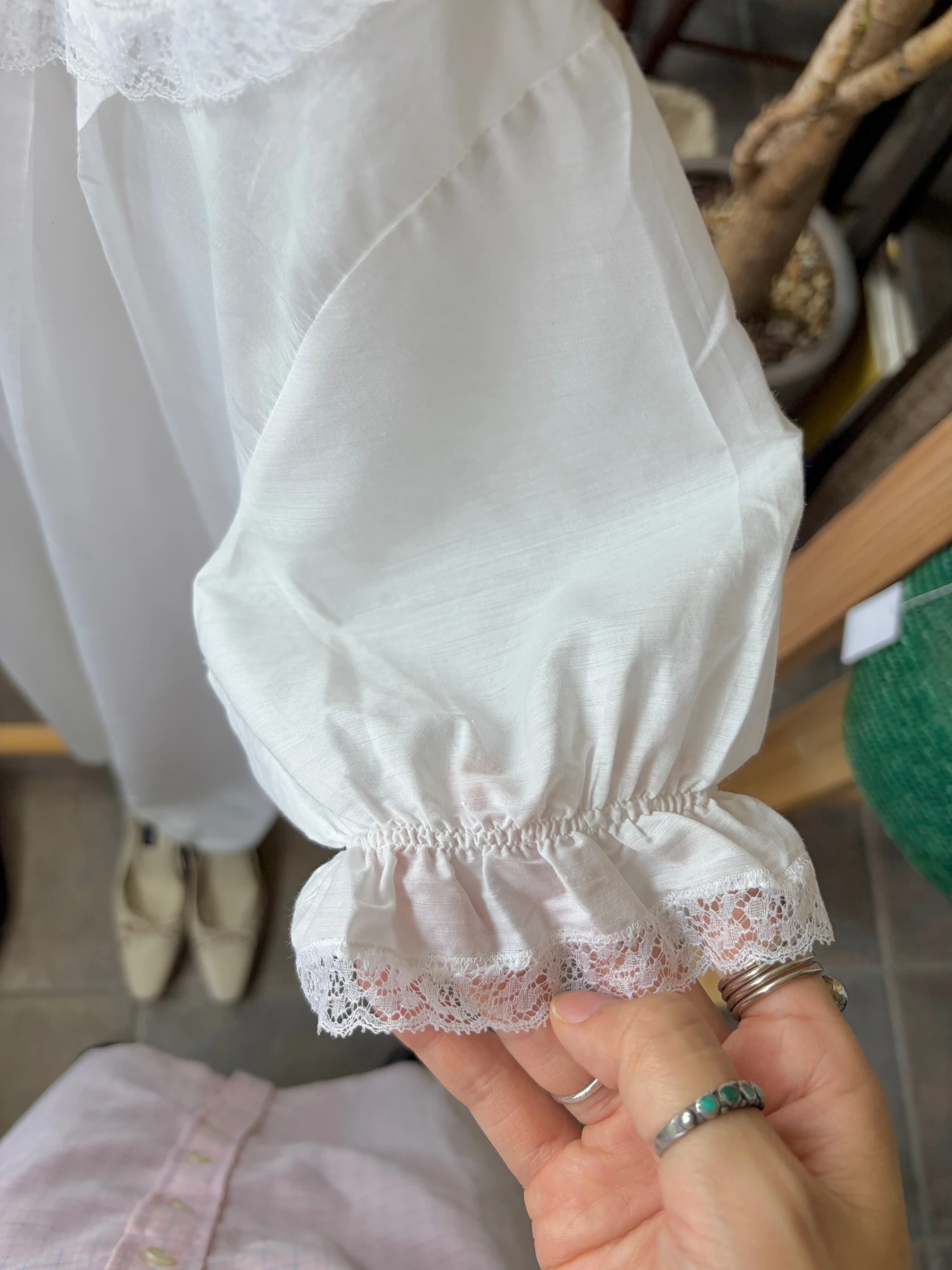 vintage half sleeve cotton dress 10