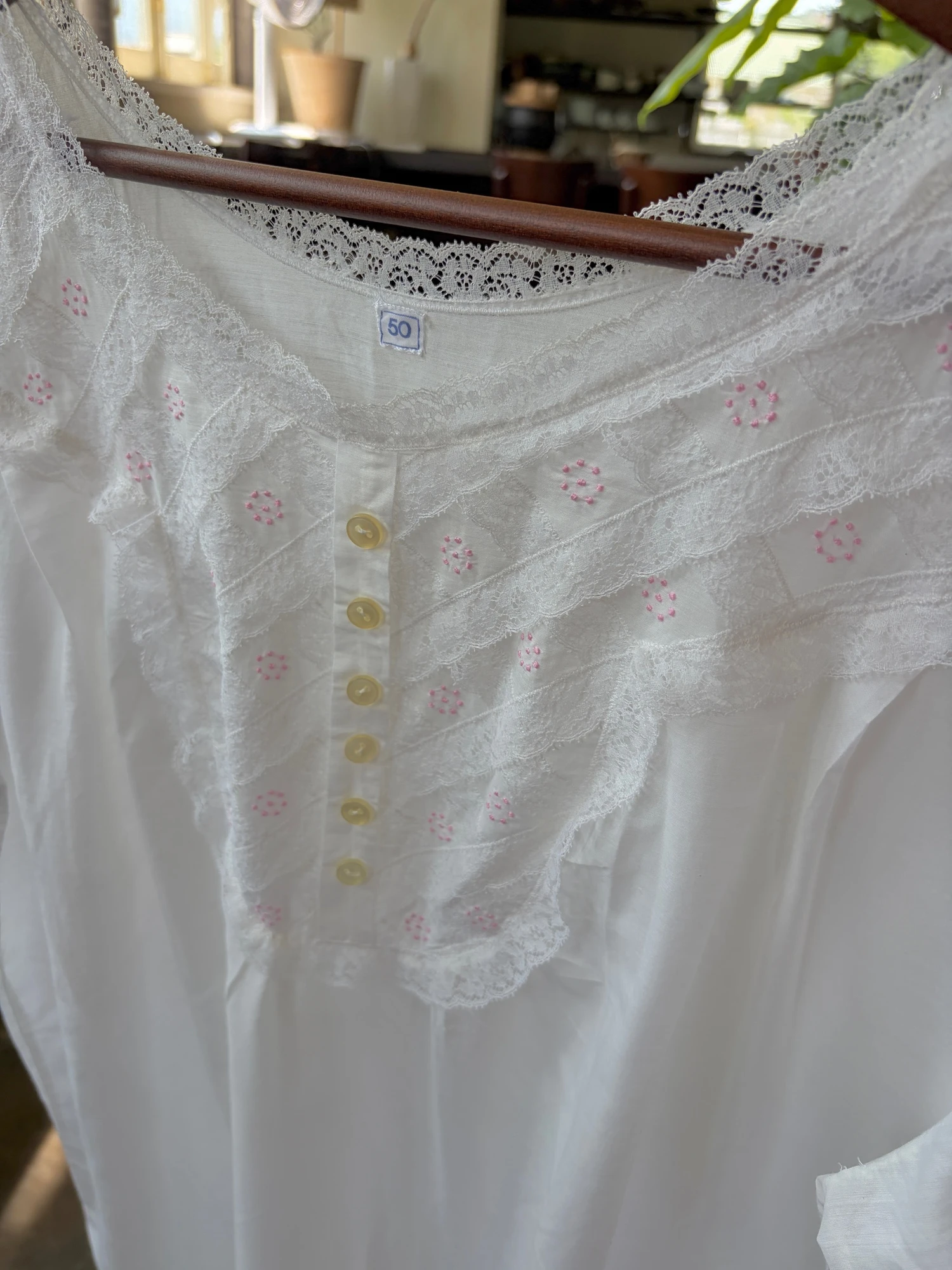 vintage half sleeve cotton dress 11