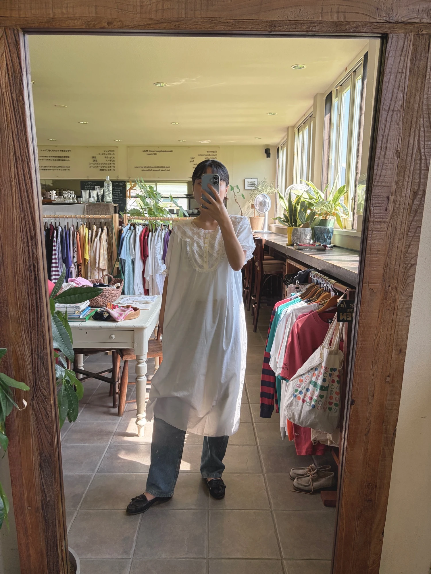 vintage half sleeve cotton dress 3