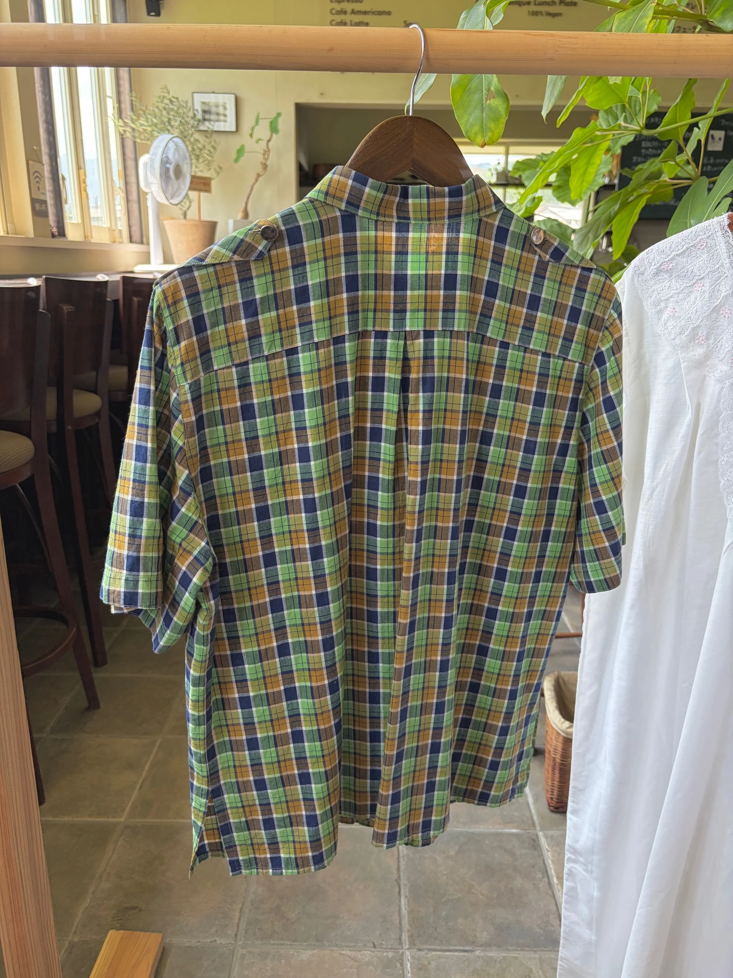 green plaid shirt 8
