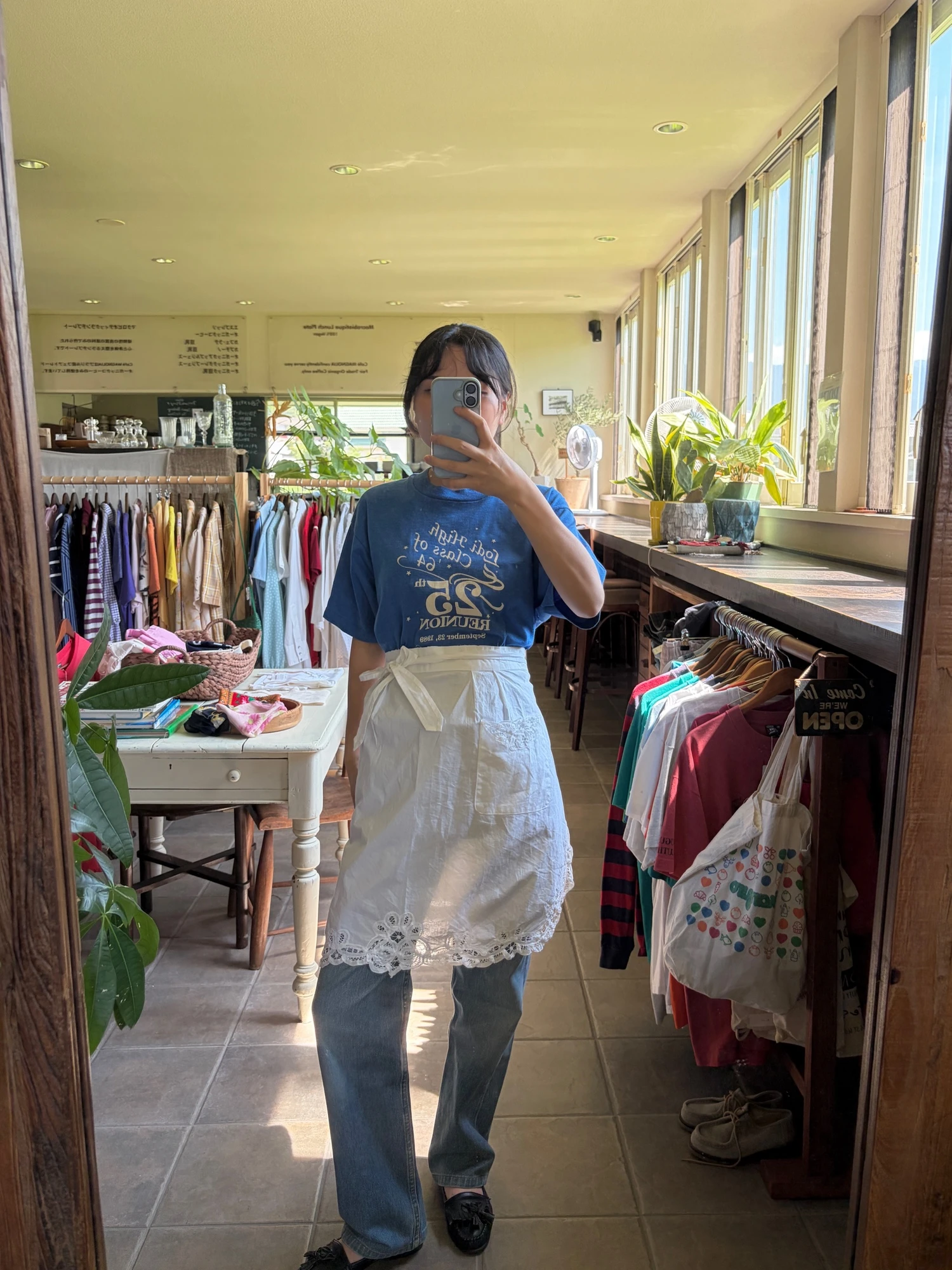 USA vintage blue t shirt 4