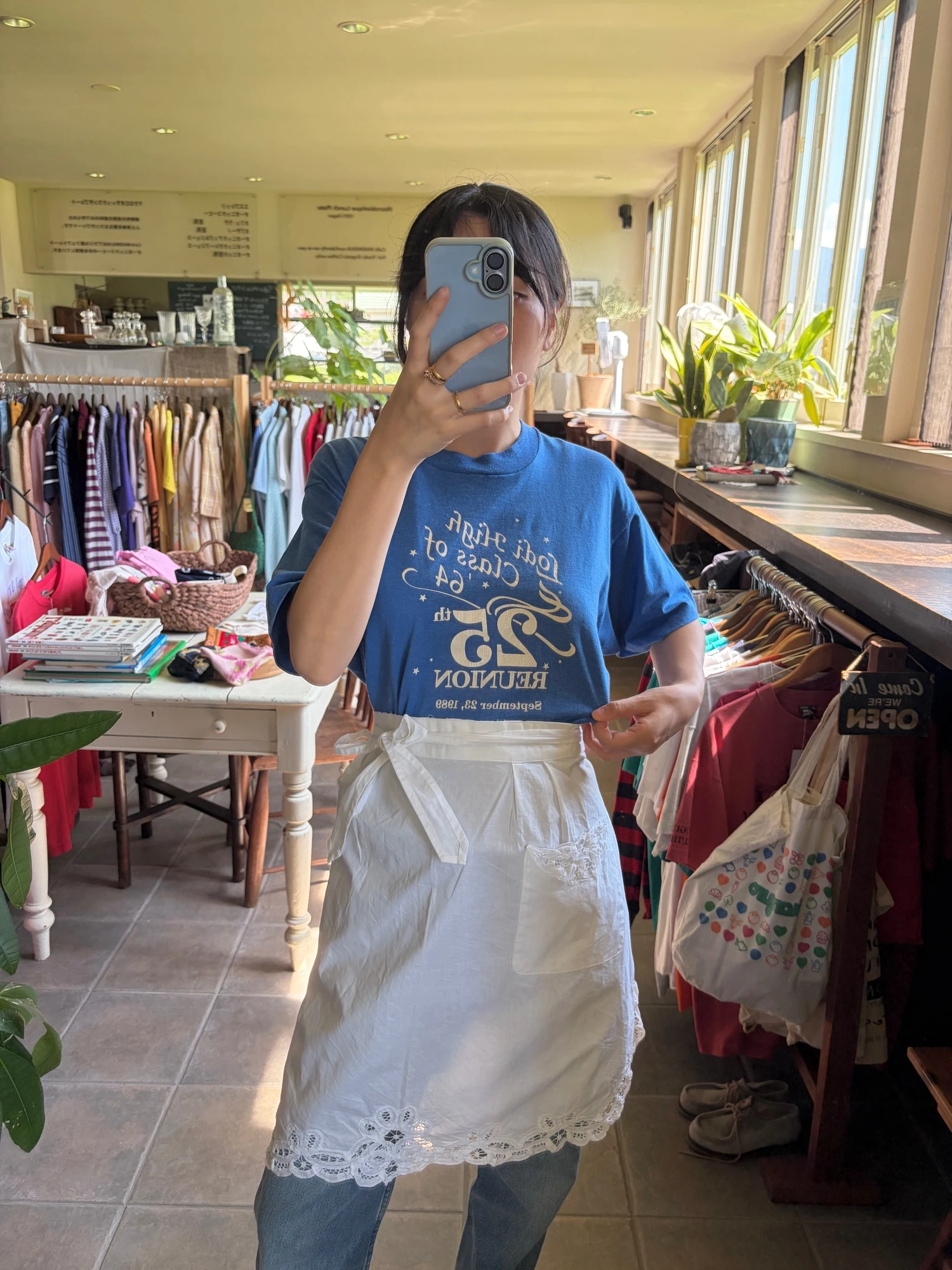 USA vintage blue t shirt 5