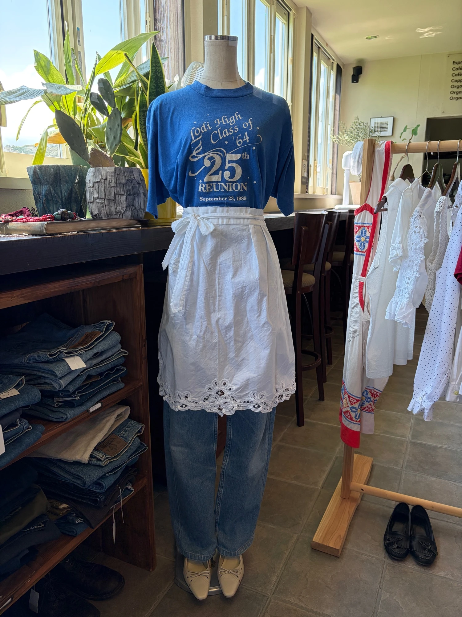 USA vintage blue t shirt 3