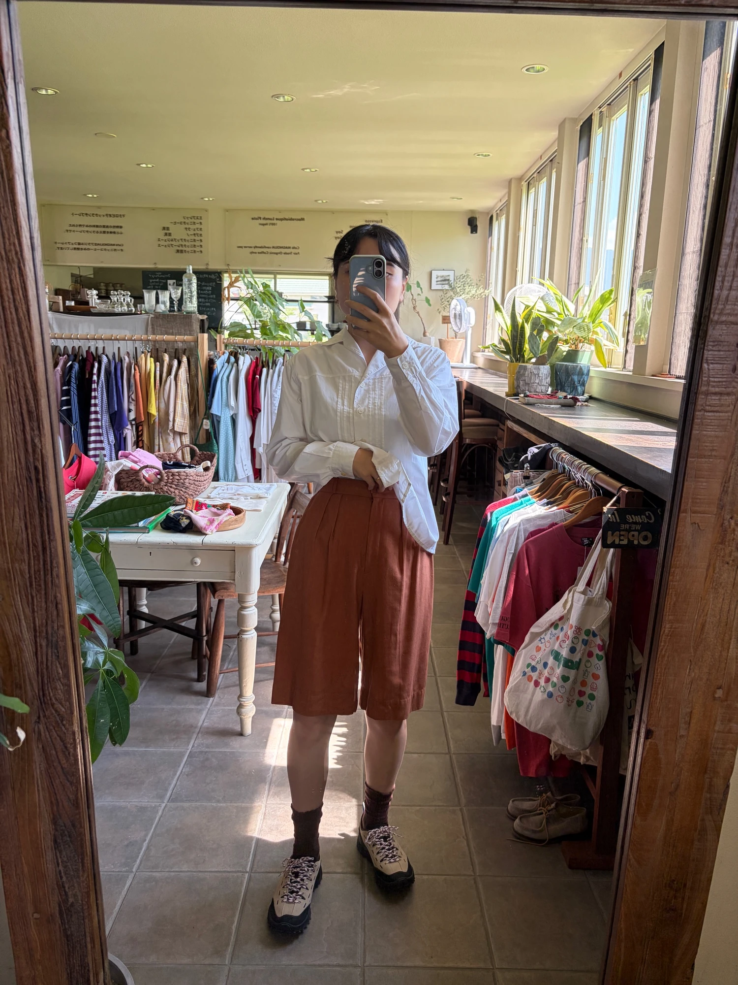 brown half pants 4
