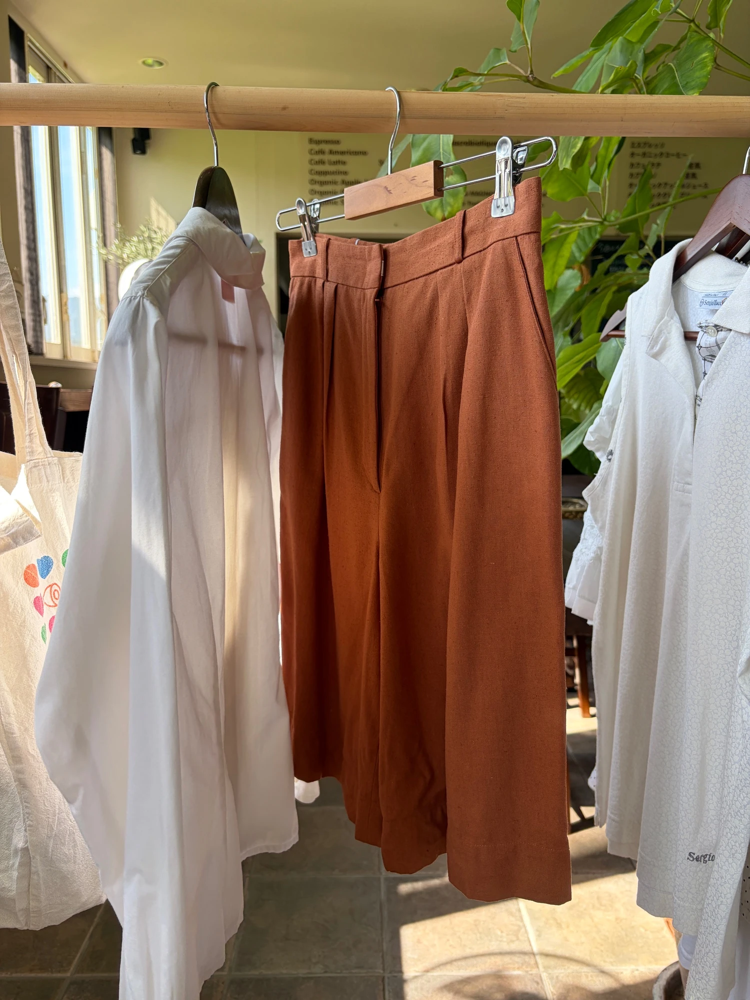 brown half pants 5