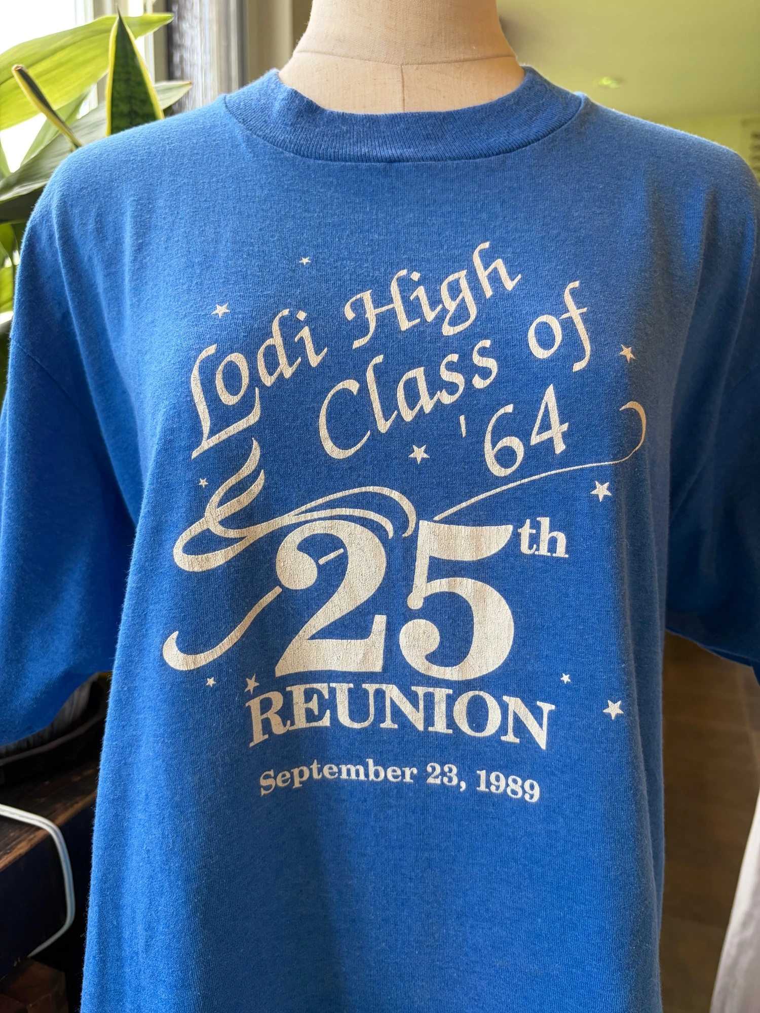 USA vintage blue t shirt 7
