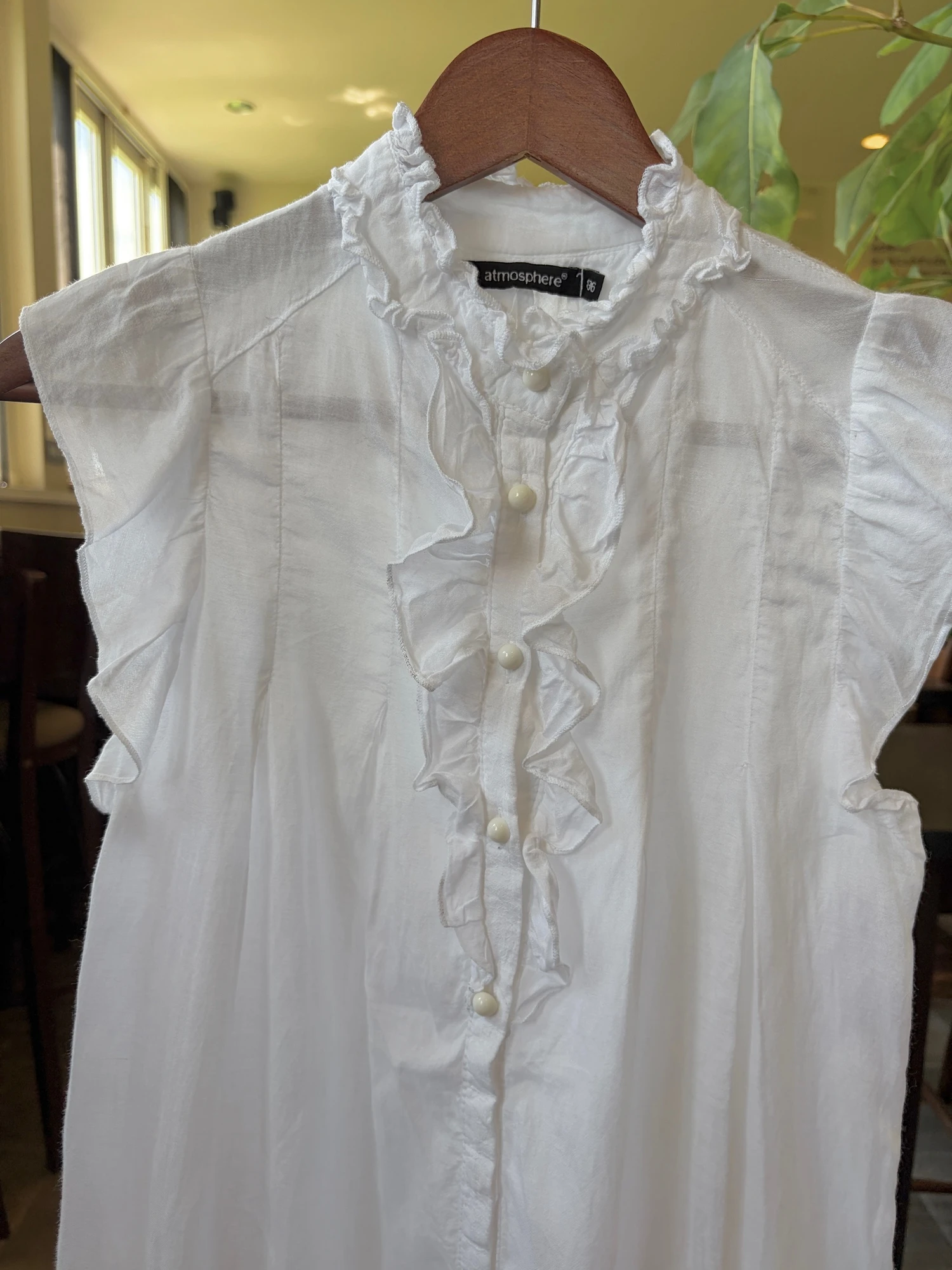 white cotton frill tops 9