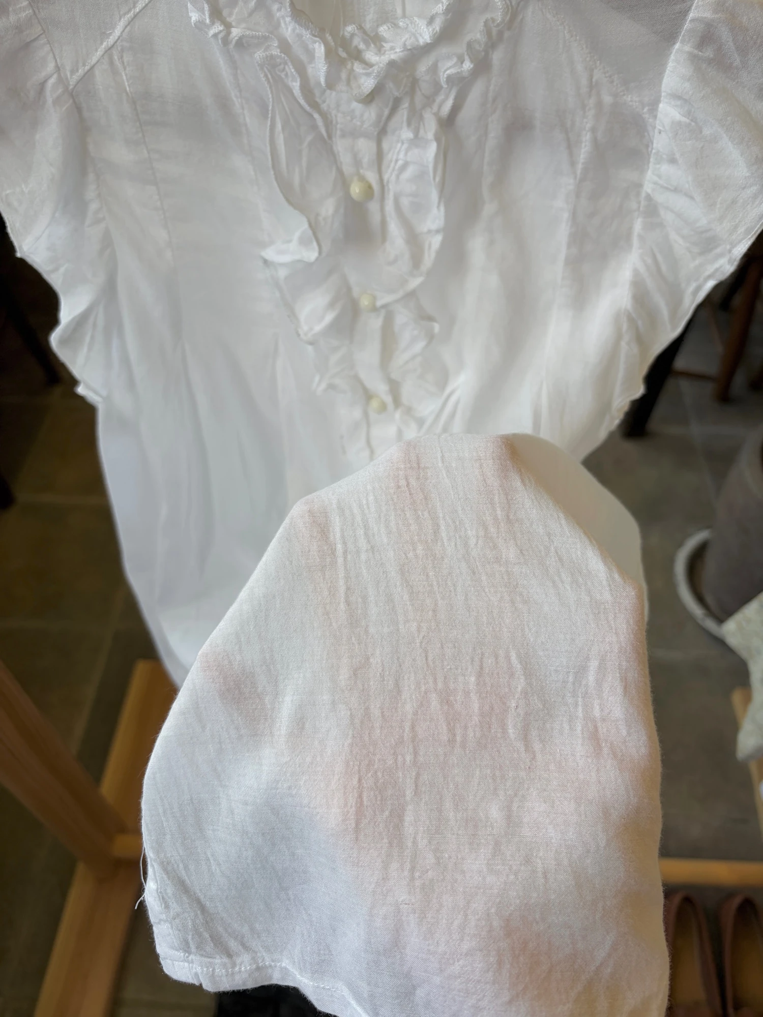 white cotton frill tops 11