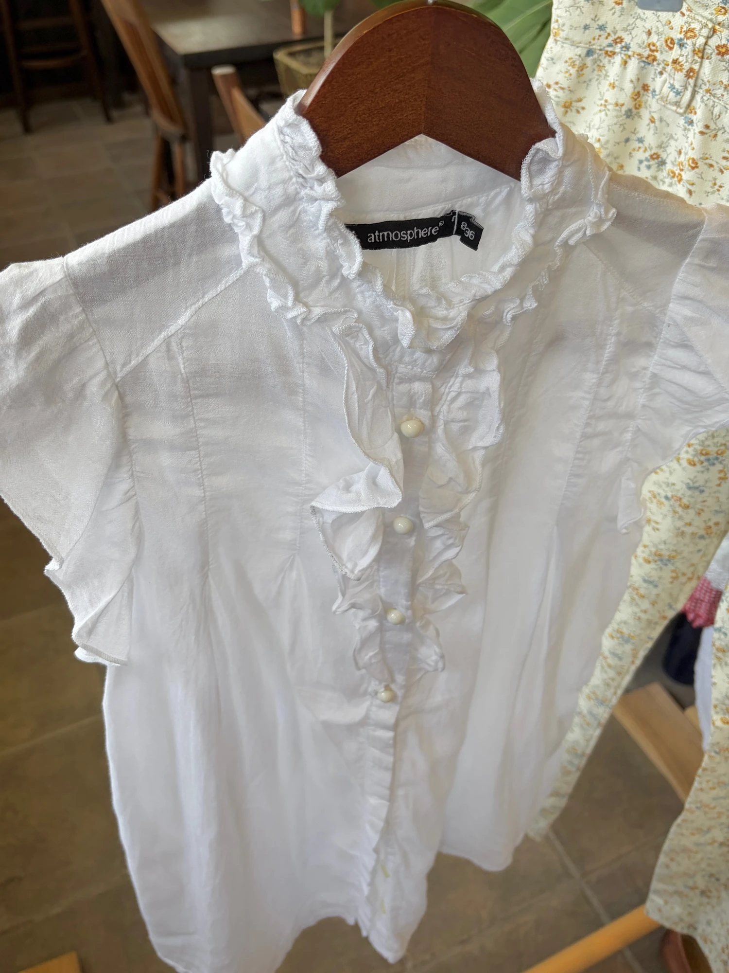 white cotton frill tops 7