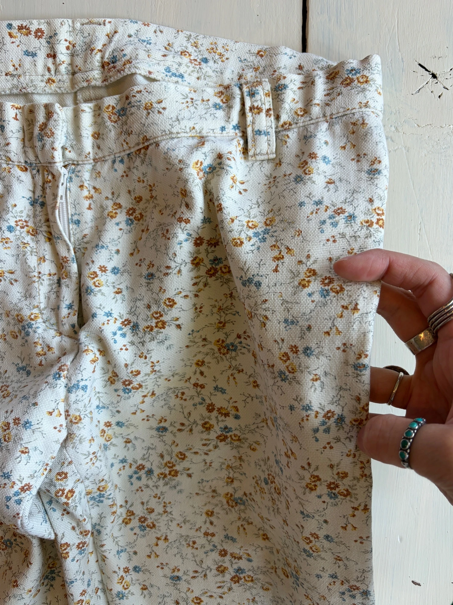 flower design pants 2