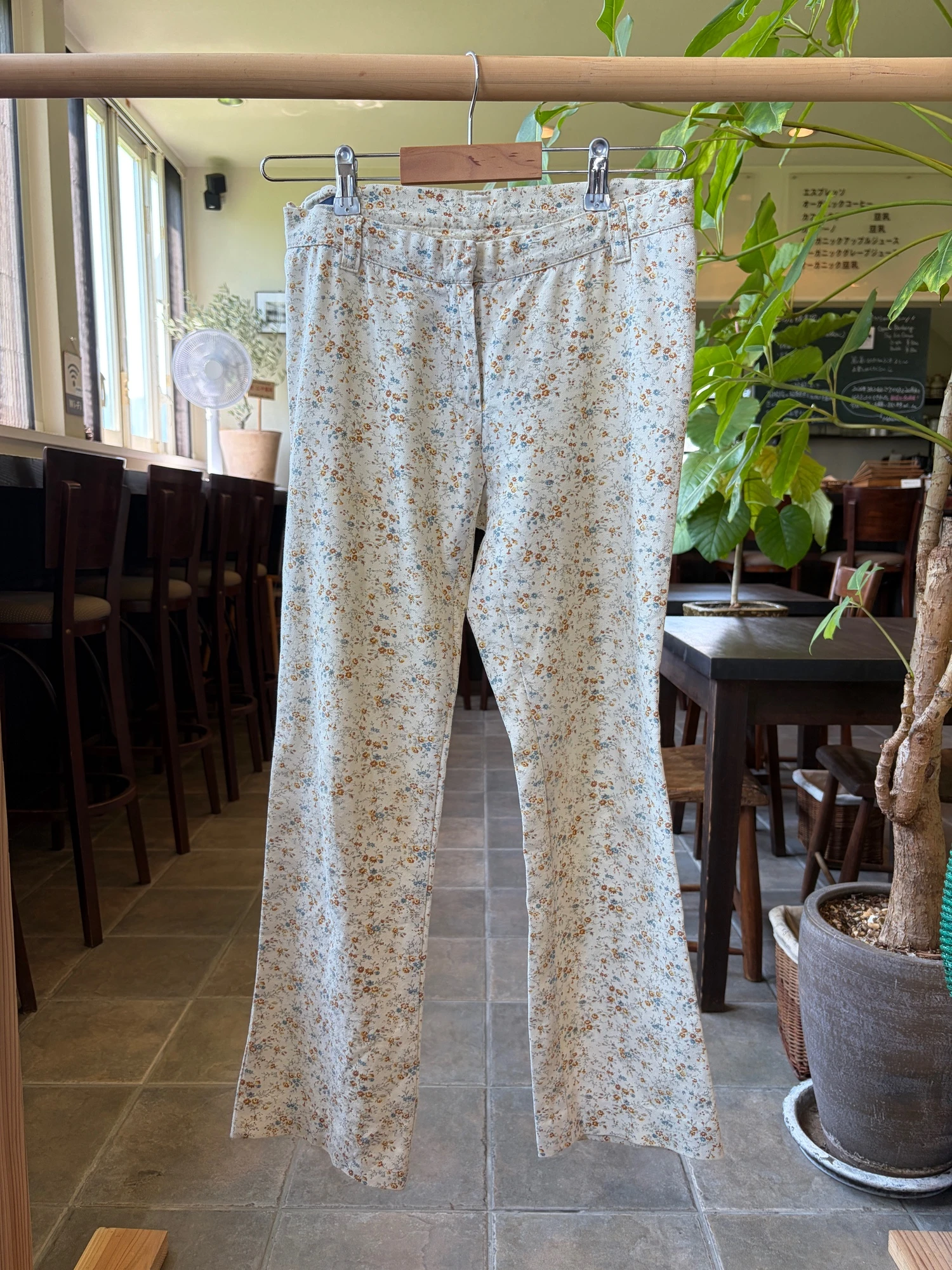 flower design pants 4