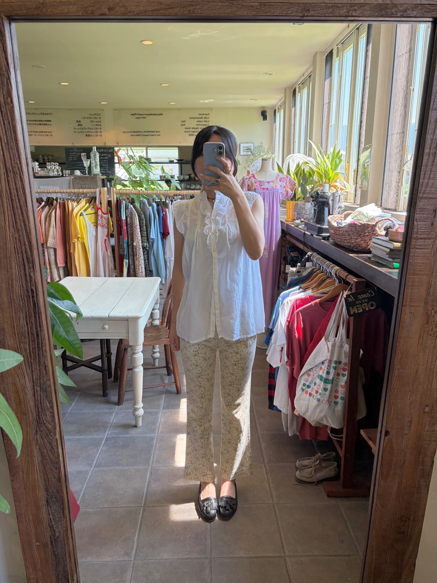 flower design pants 9