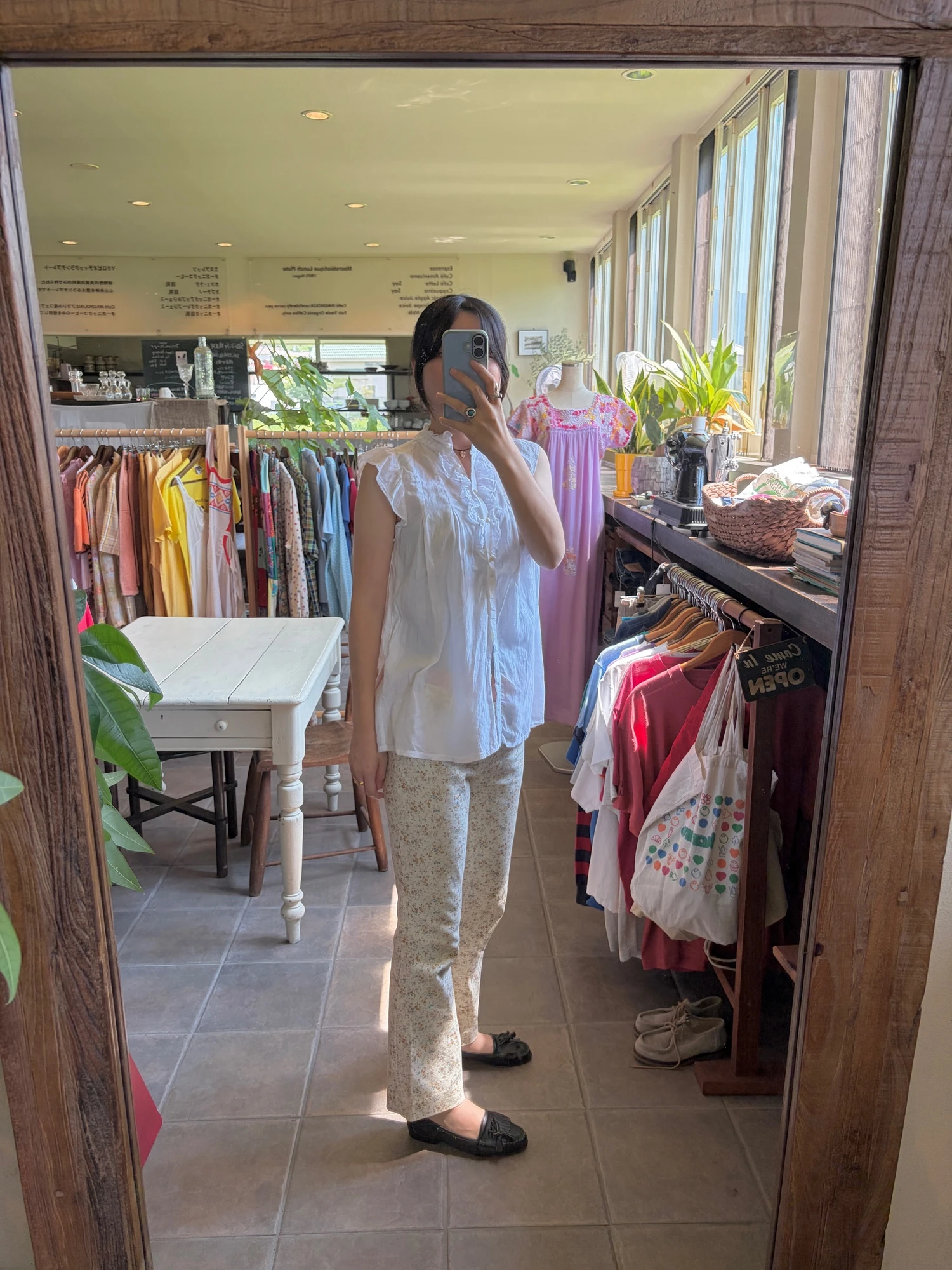 flower design pants 10