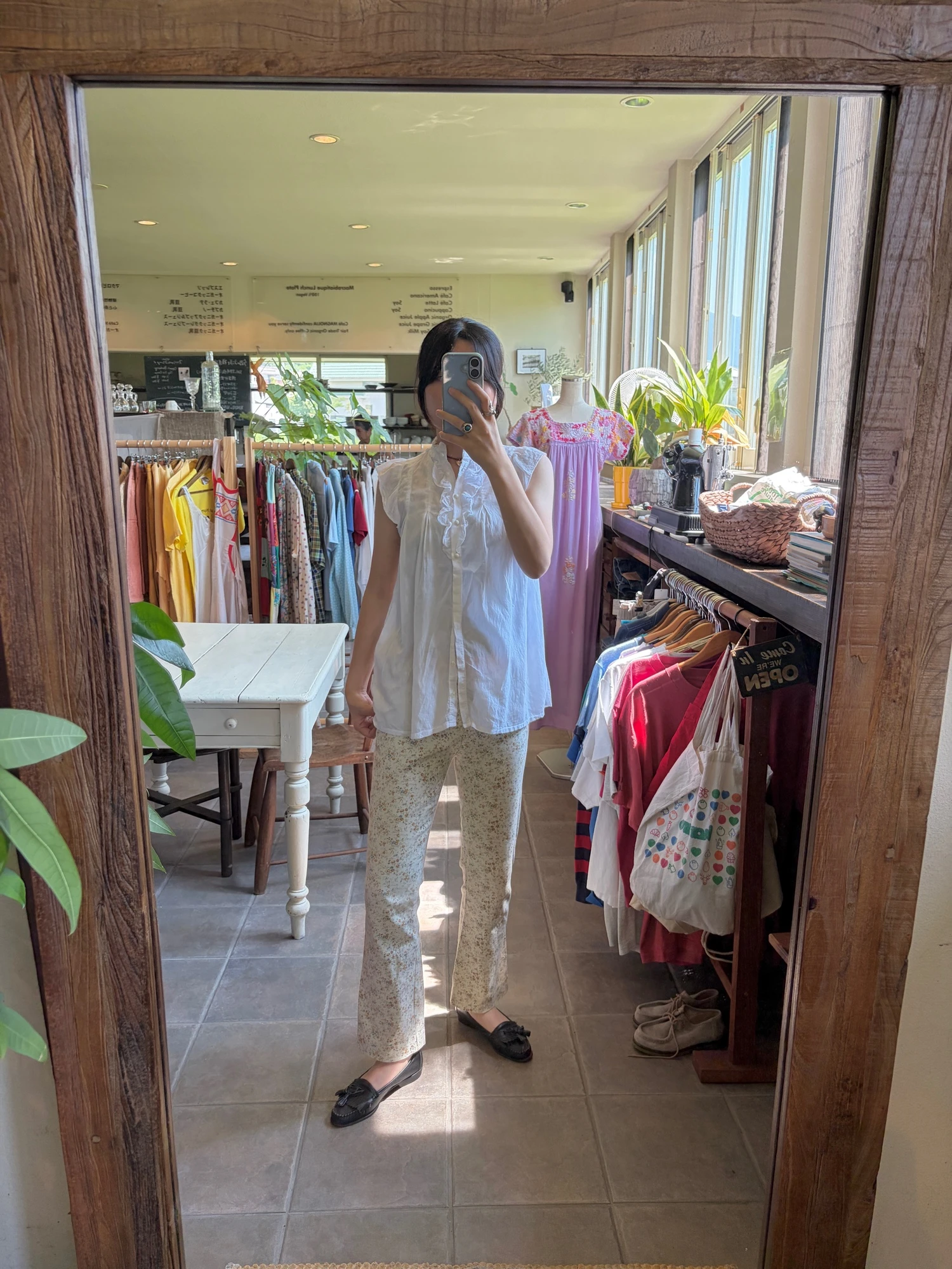 flower design pants 11