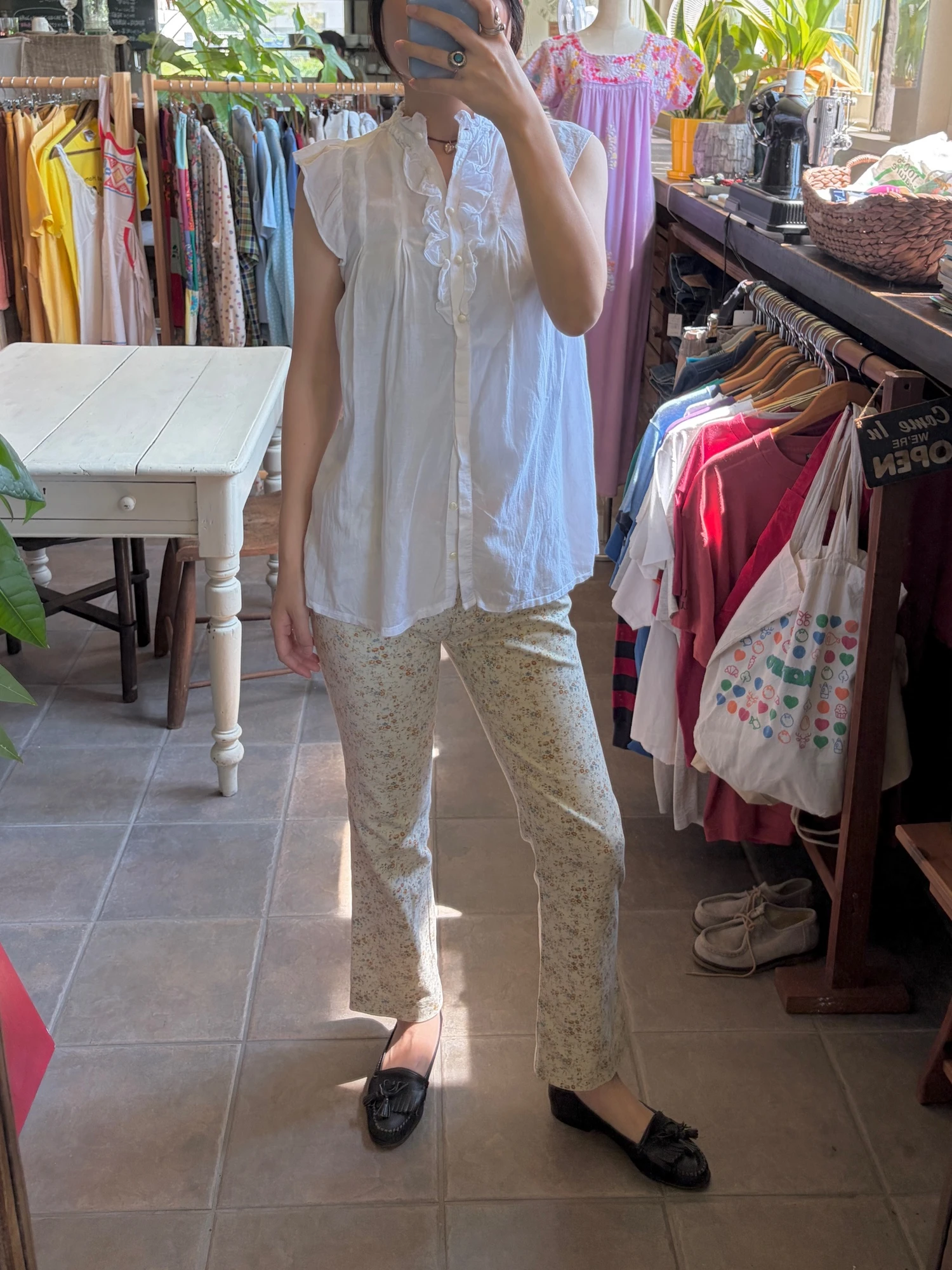 flower design pants 12