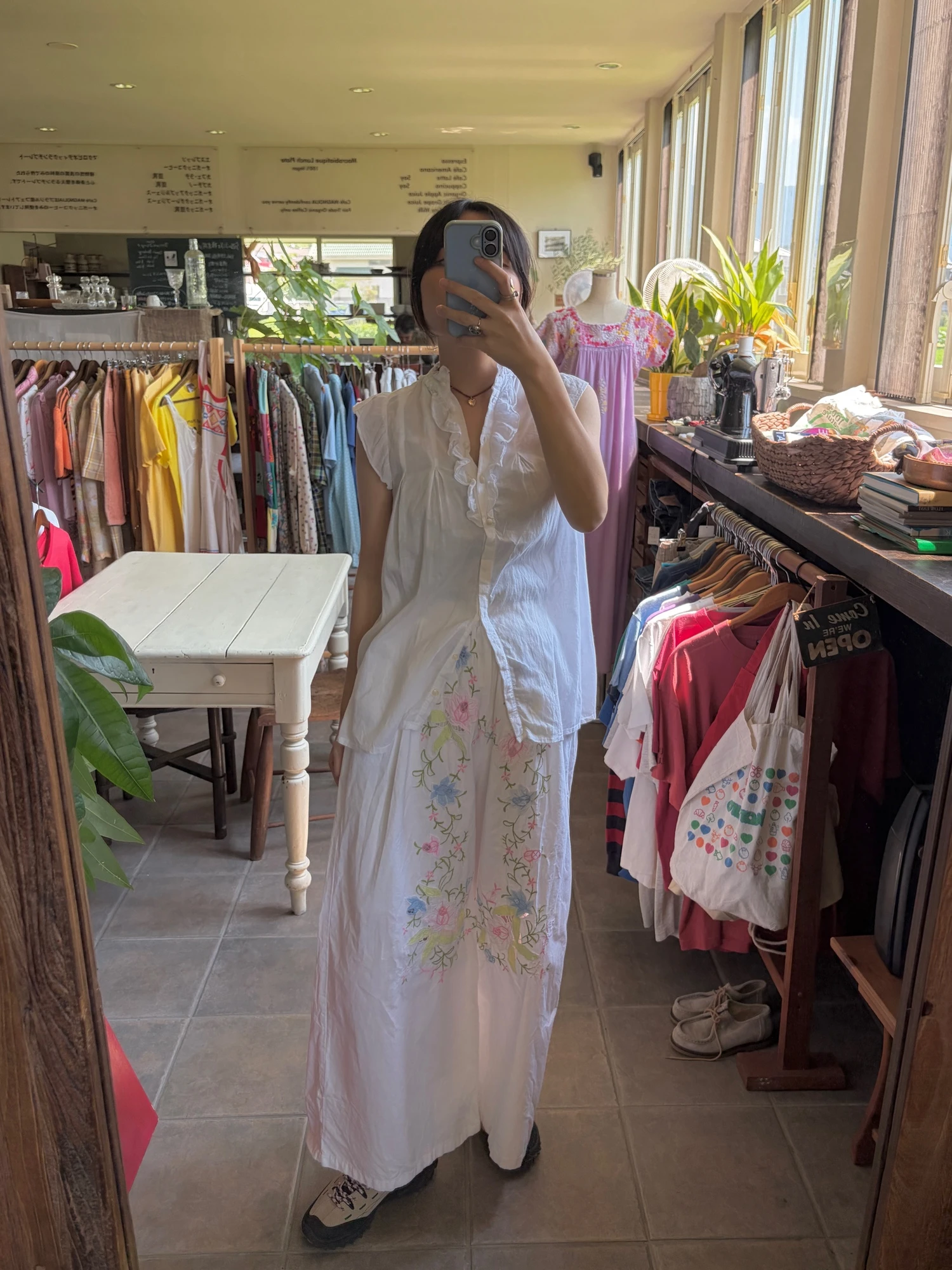 white cotton frill tops 4