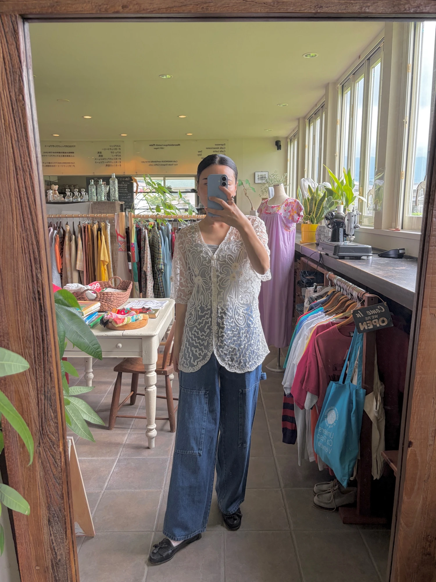white design sheer tops