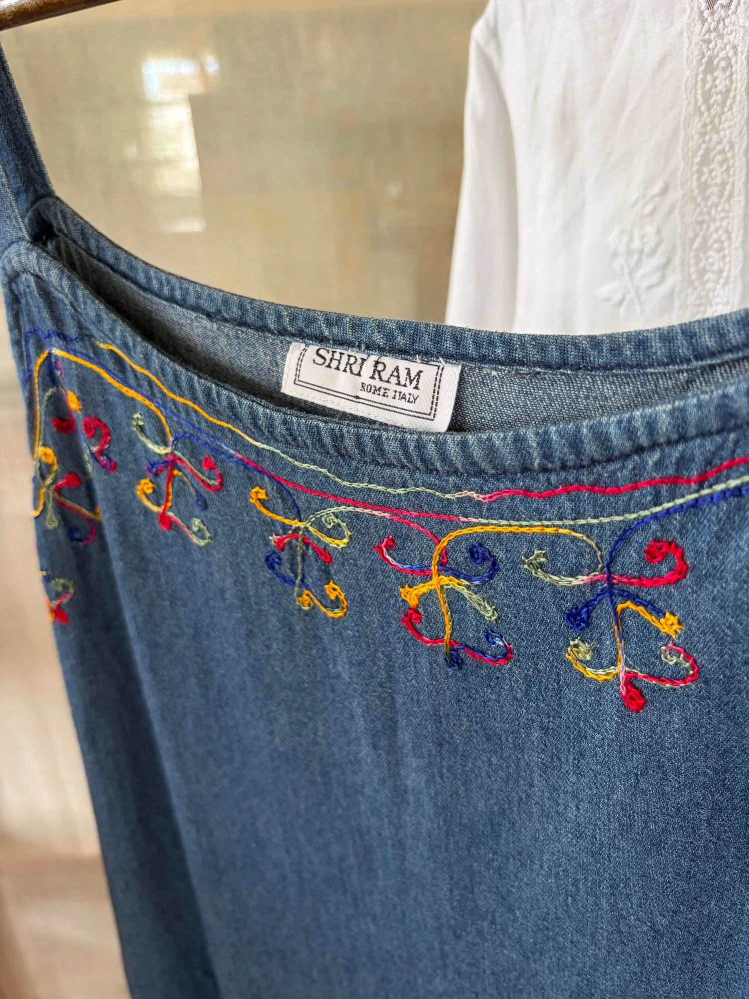 embroidered denim dress 5