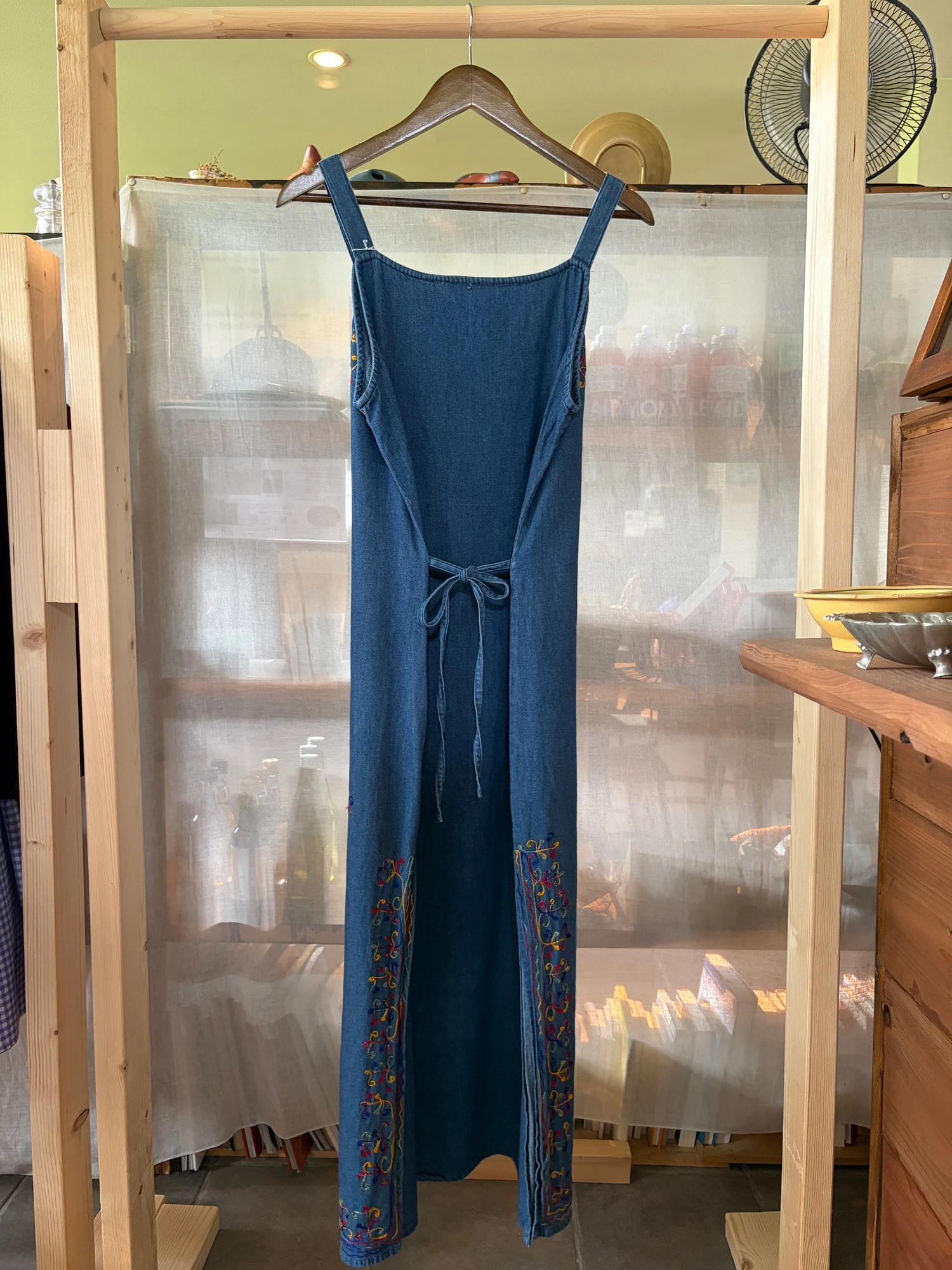 embroidered denim dress 4