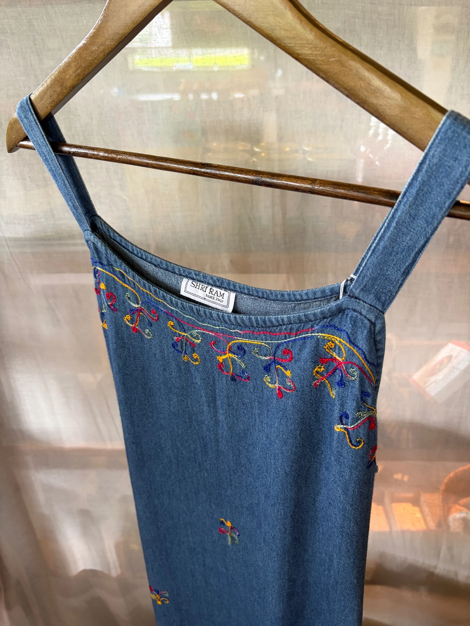 embroidered denim dress 11