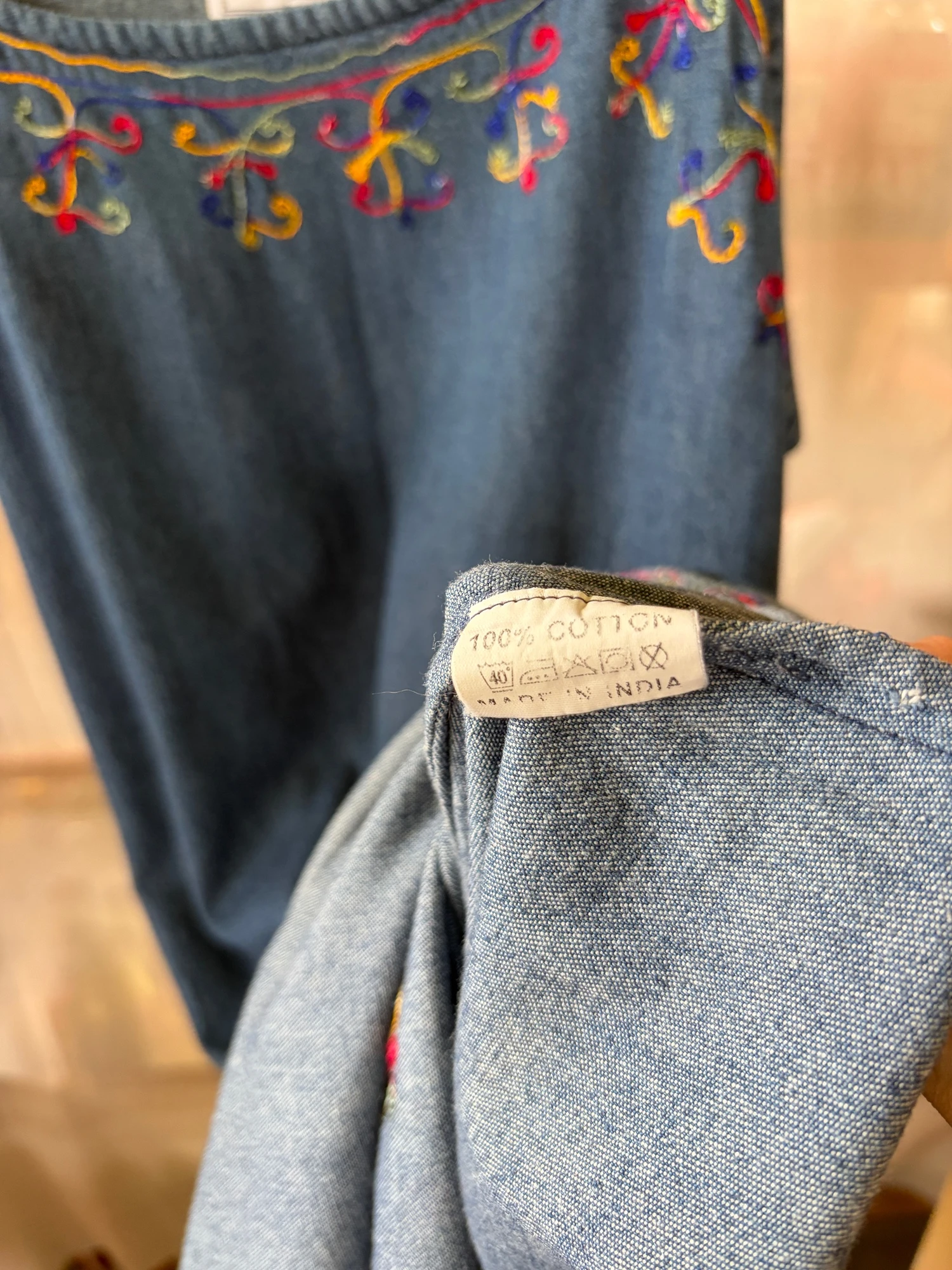 embroidered denim dress 12