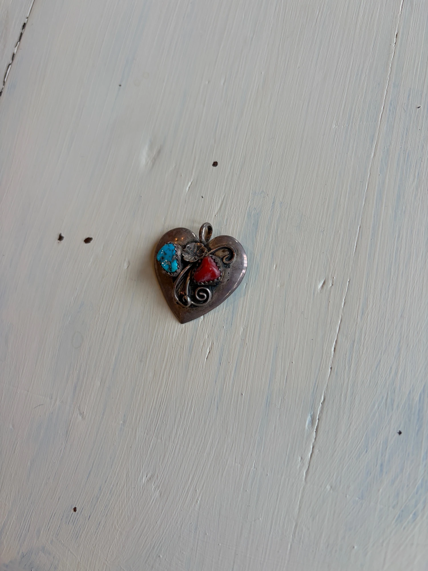 1950s Navajo pendant top 3