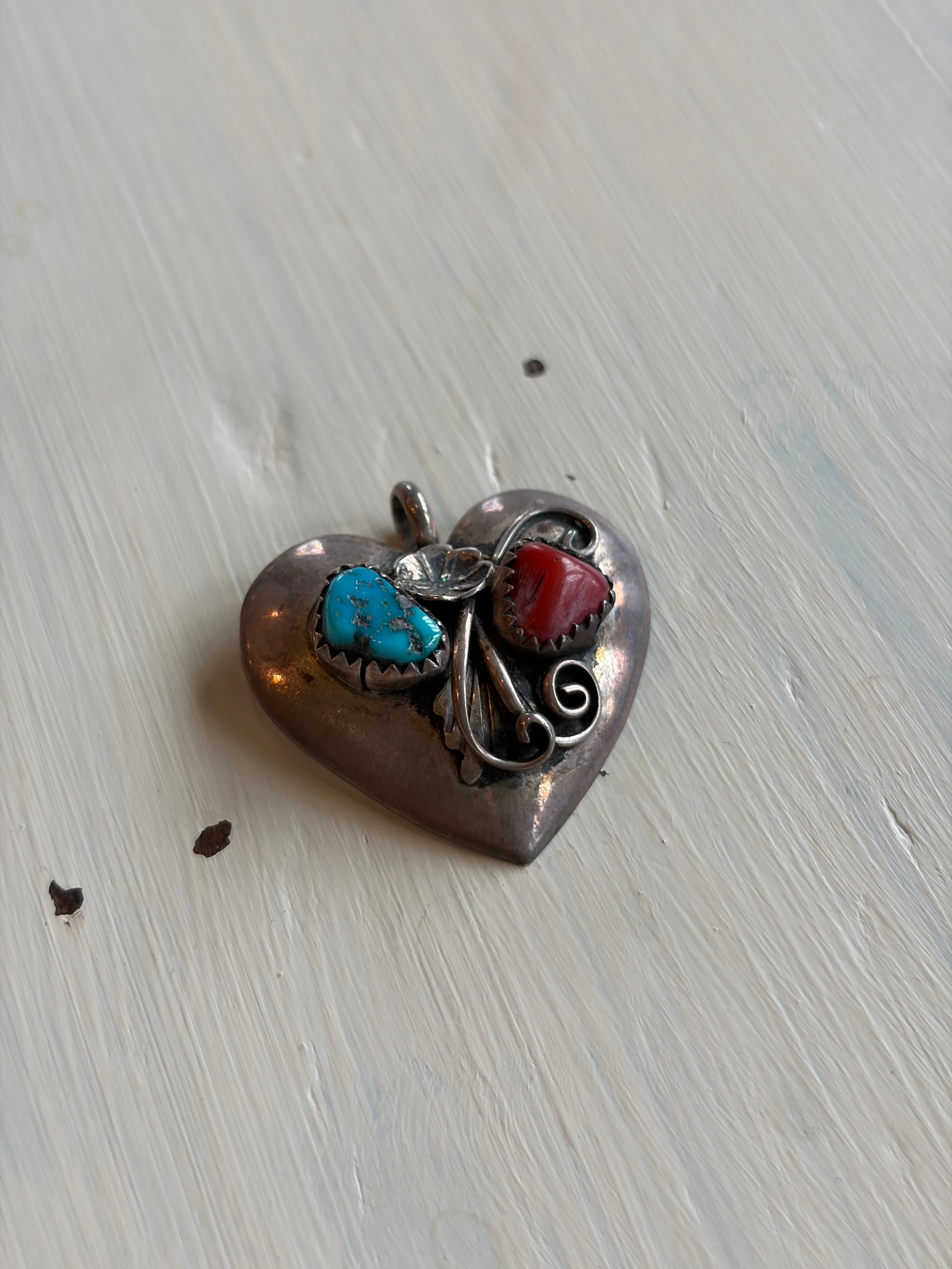 1950s Navajo pendant top 4
