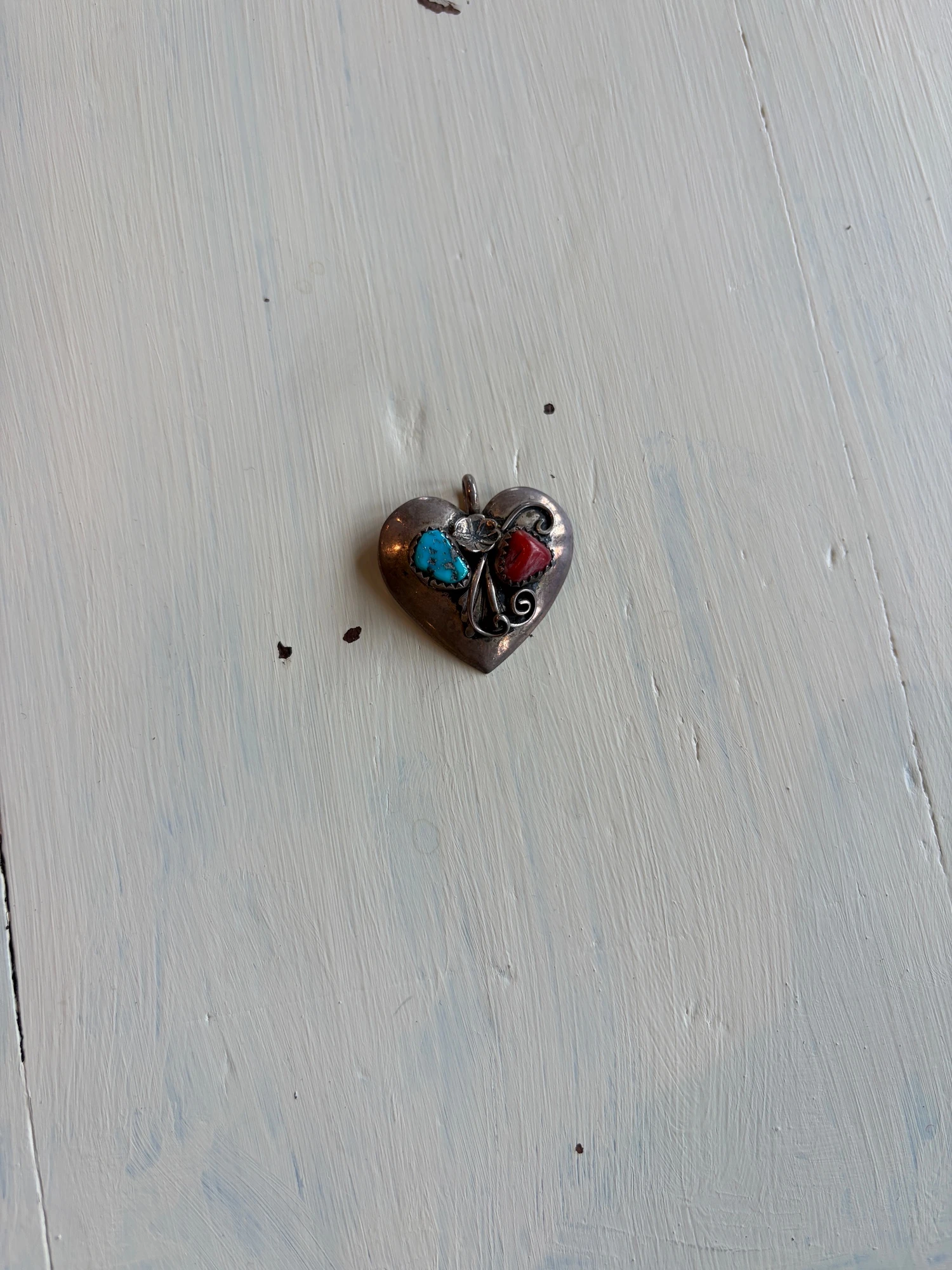 1950s Navajo pendant top 6