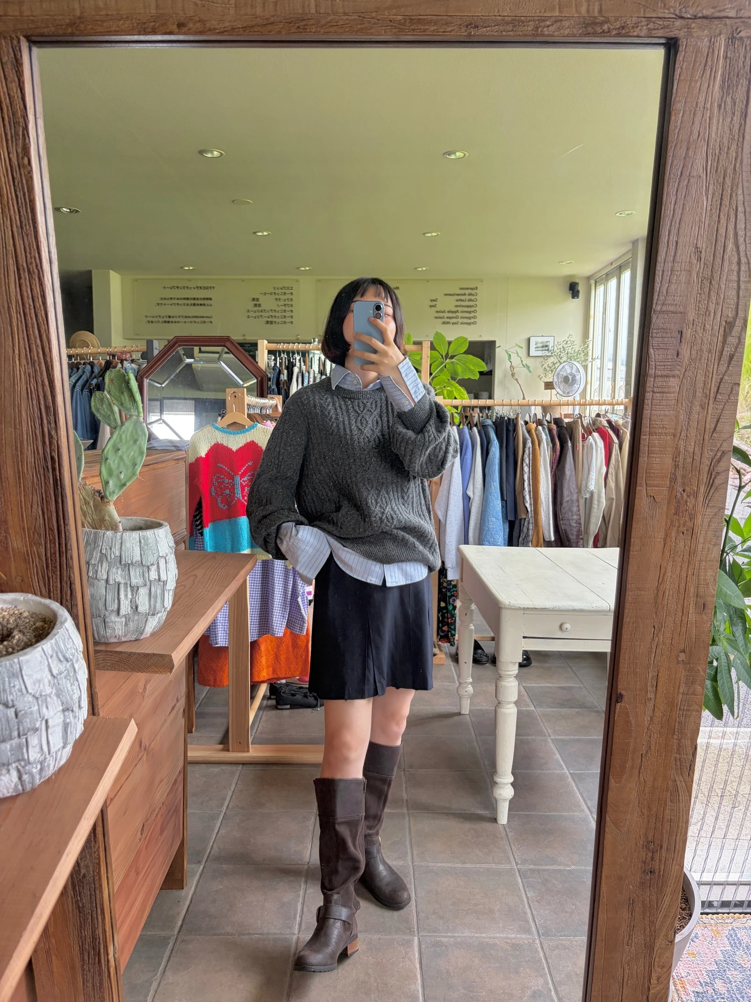 Lauren gray wool sweater 3