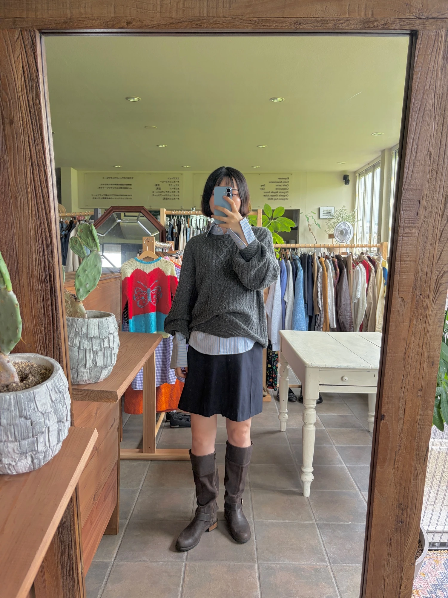 Lauren gray wool sweater 5