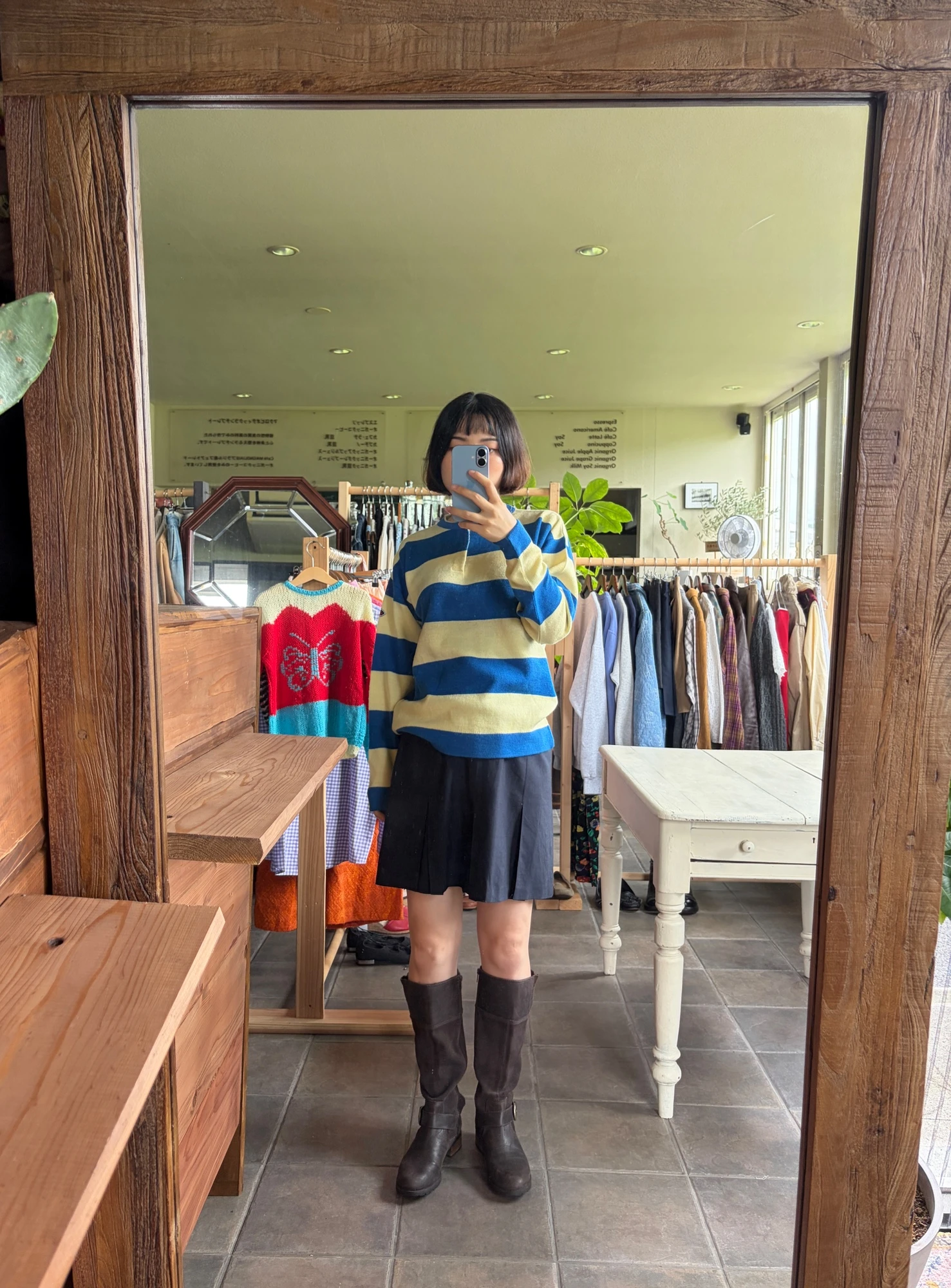 deadstock made in Italy blue sweater 4
