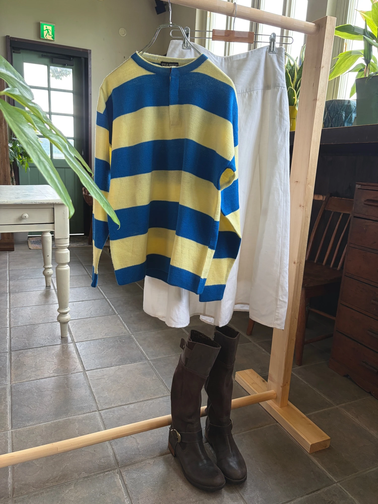 deadstock made in Italy blue sweater 3