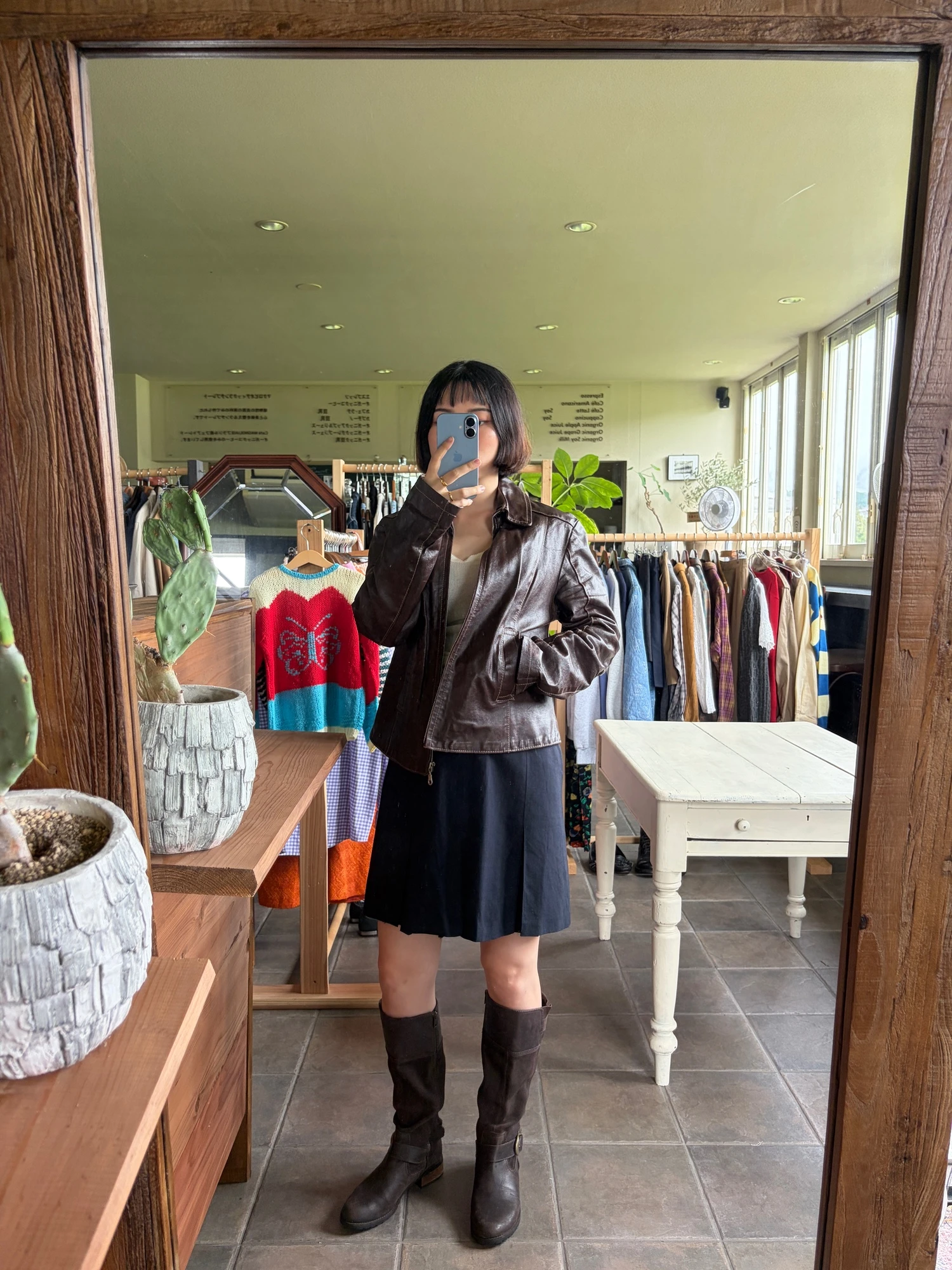 made in Italy burgundy real leather jacket 3