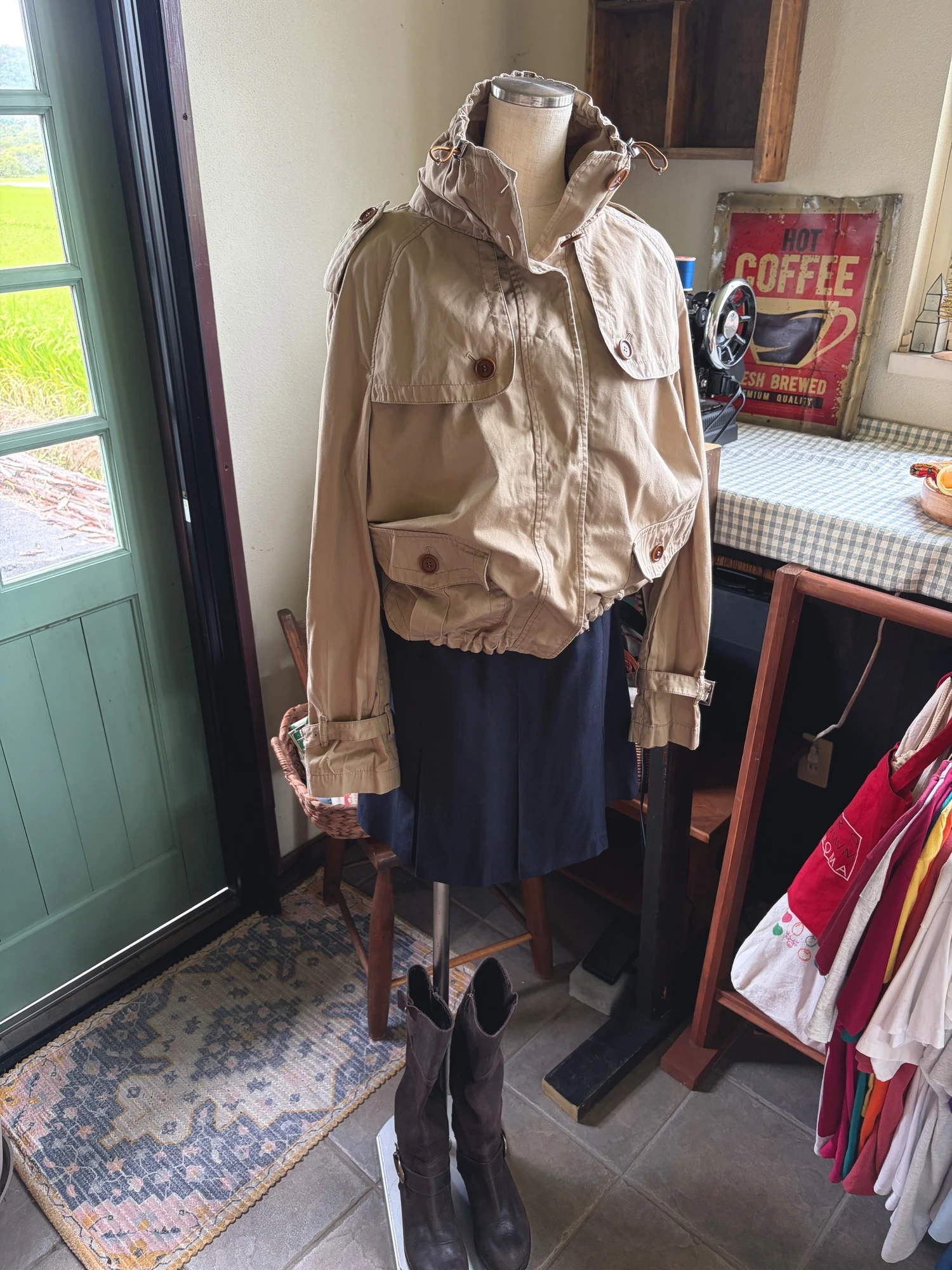 cotton beige jacket 3