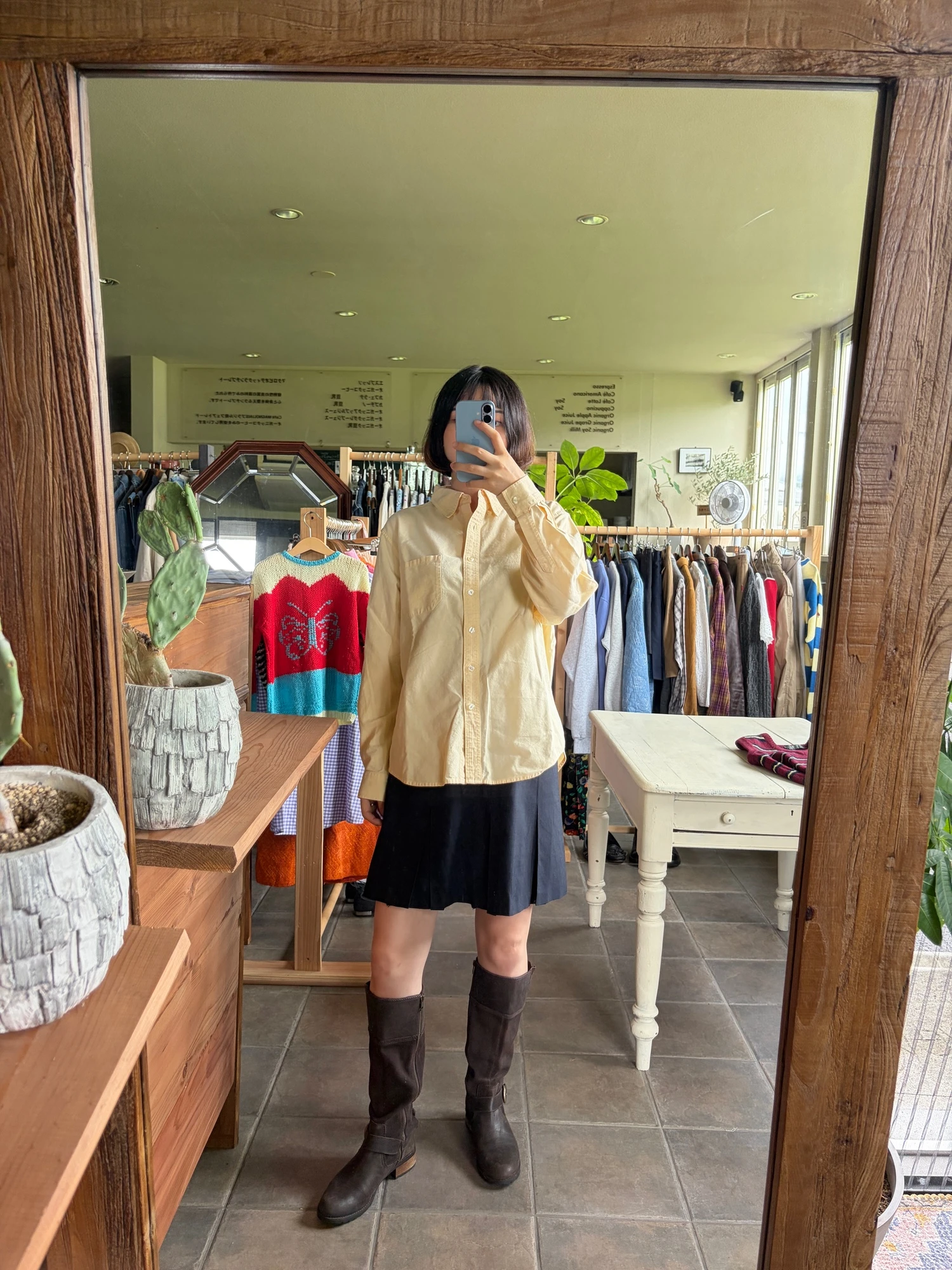 made in Italy pleats wool skirt 4