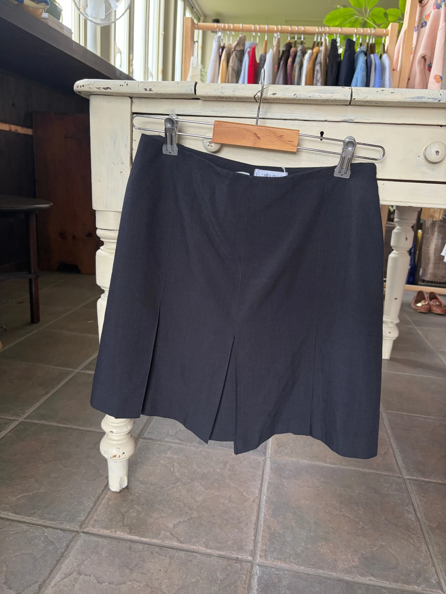 made in Italy pleats wool skirt 5