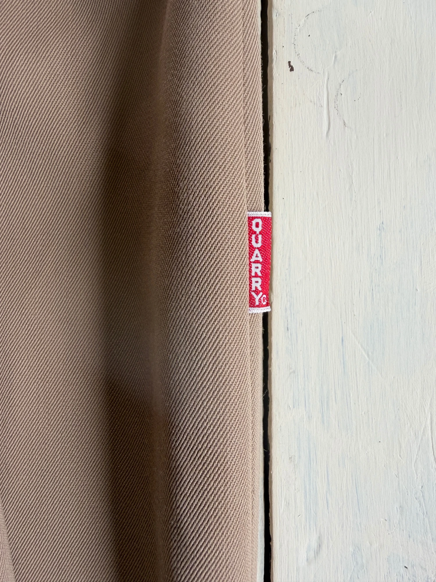 beige flared trousers 3