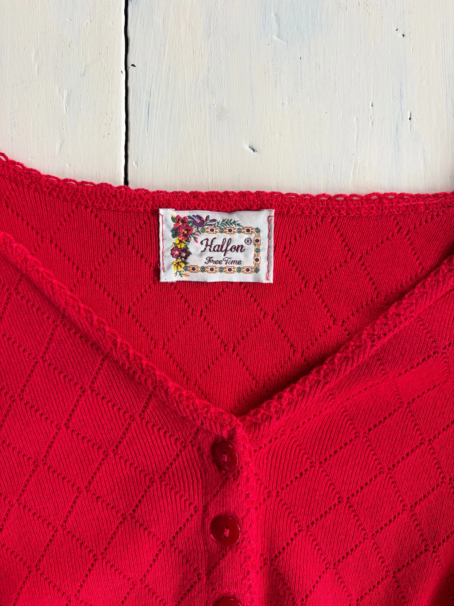 made in Italy red knit cardigan 7