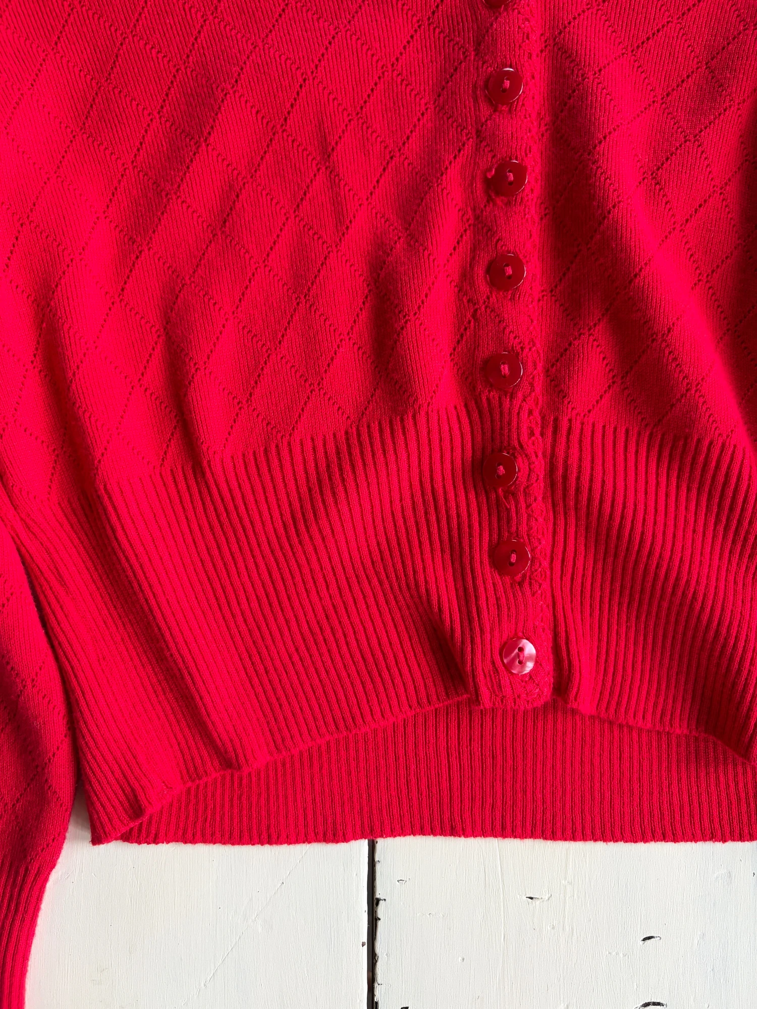 made in Italy red knit cardigan 8