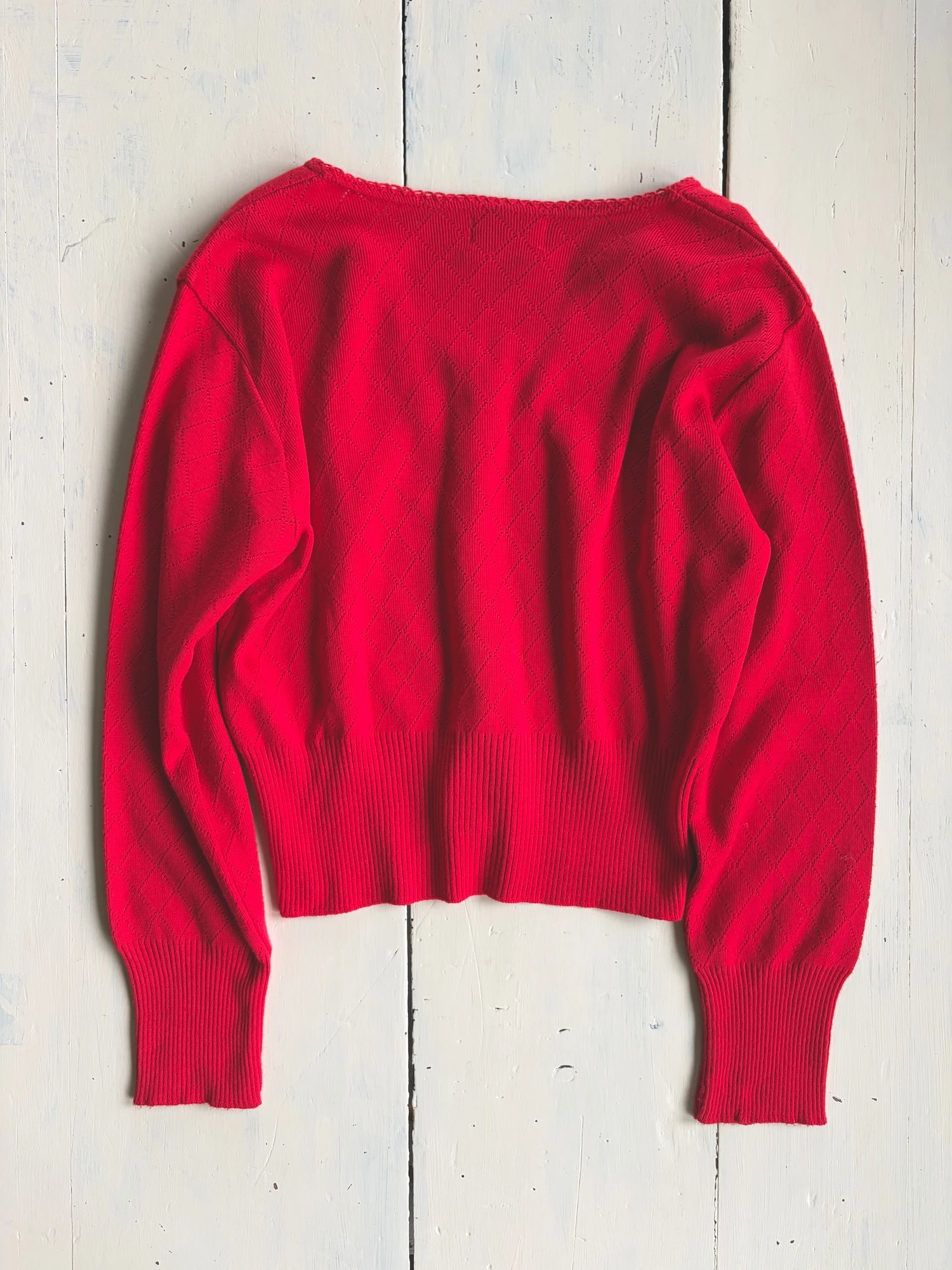 made in Italy red knit cardigan 9