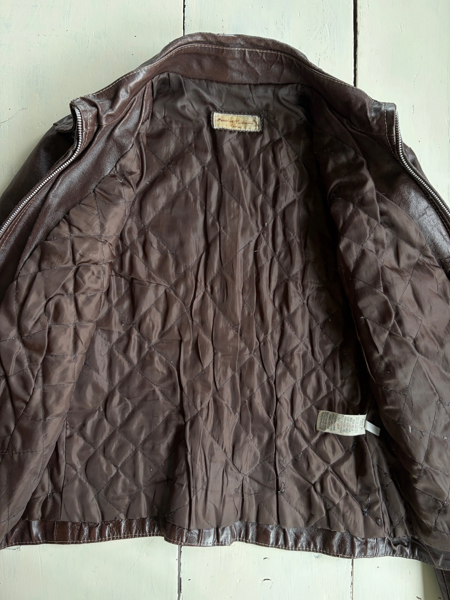 made in Italy burgundy real leather jacket 16