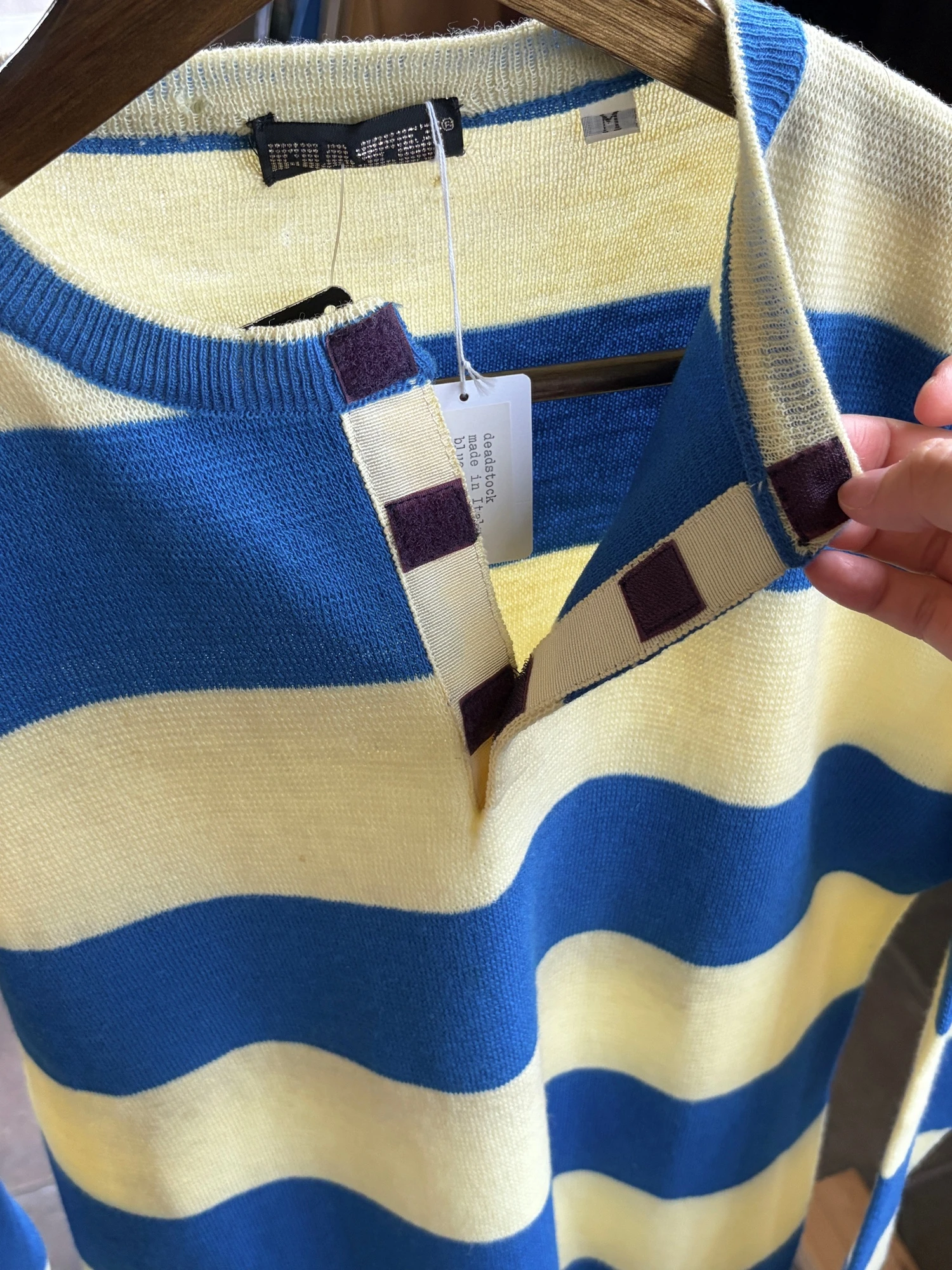 deadstock made in Italy blue sweater 11