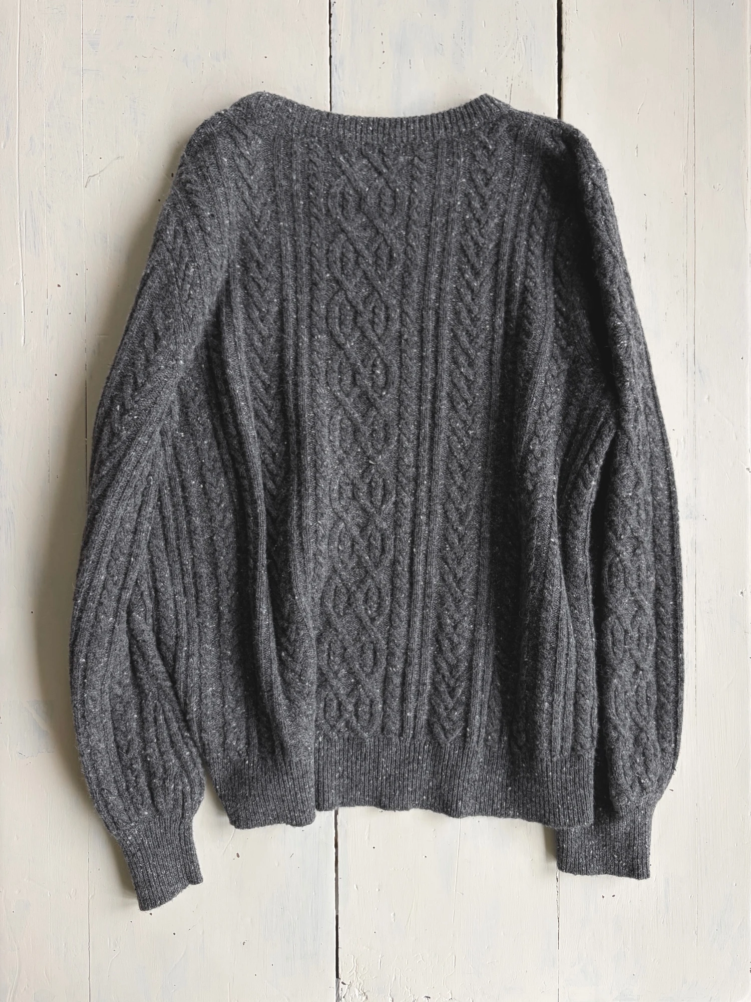 Lauren gray wool sweater 10